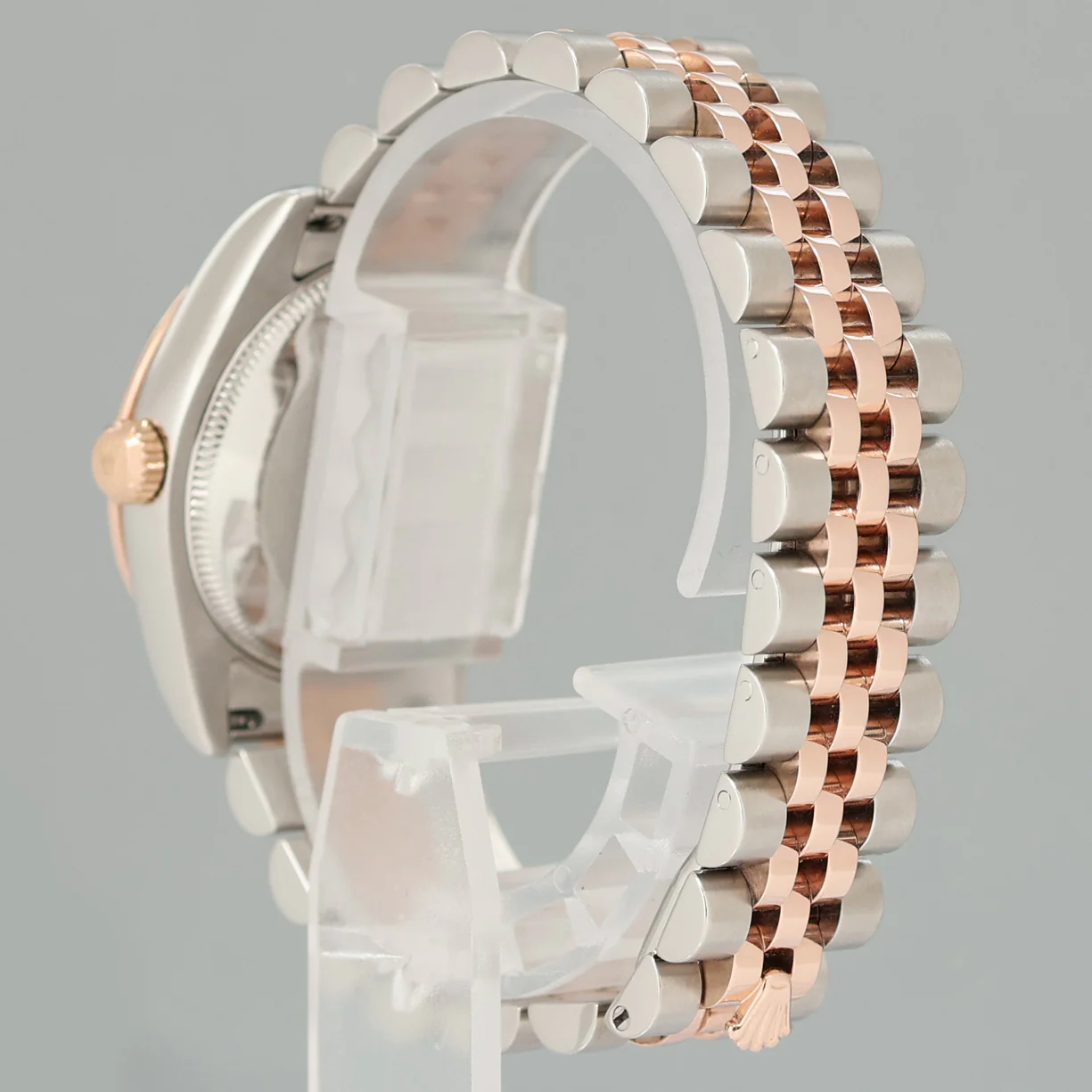 MINT 2015 Rolex DateJust Rose Gold Two Tone 31mm 178341 Chocolate Diamond Watch - Image 4