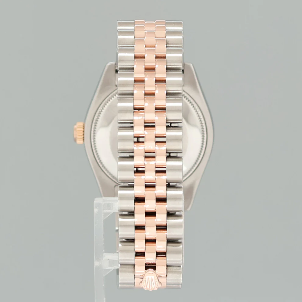 MINT 2015 Rolex DateJust Rose Gold Two Tone 31mm 178341 Chocolate Diamond Watch - Image 5