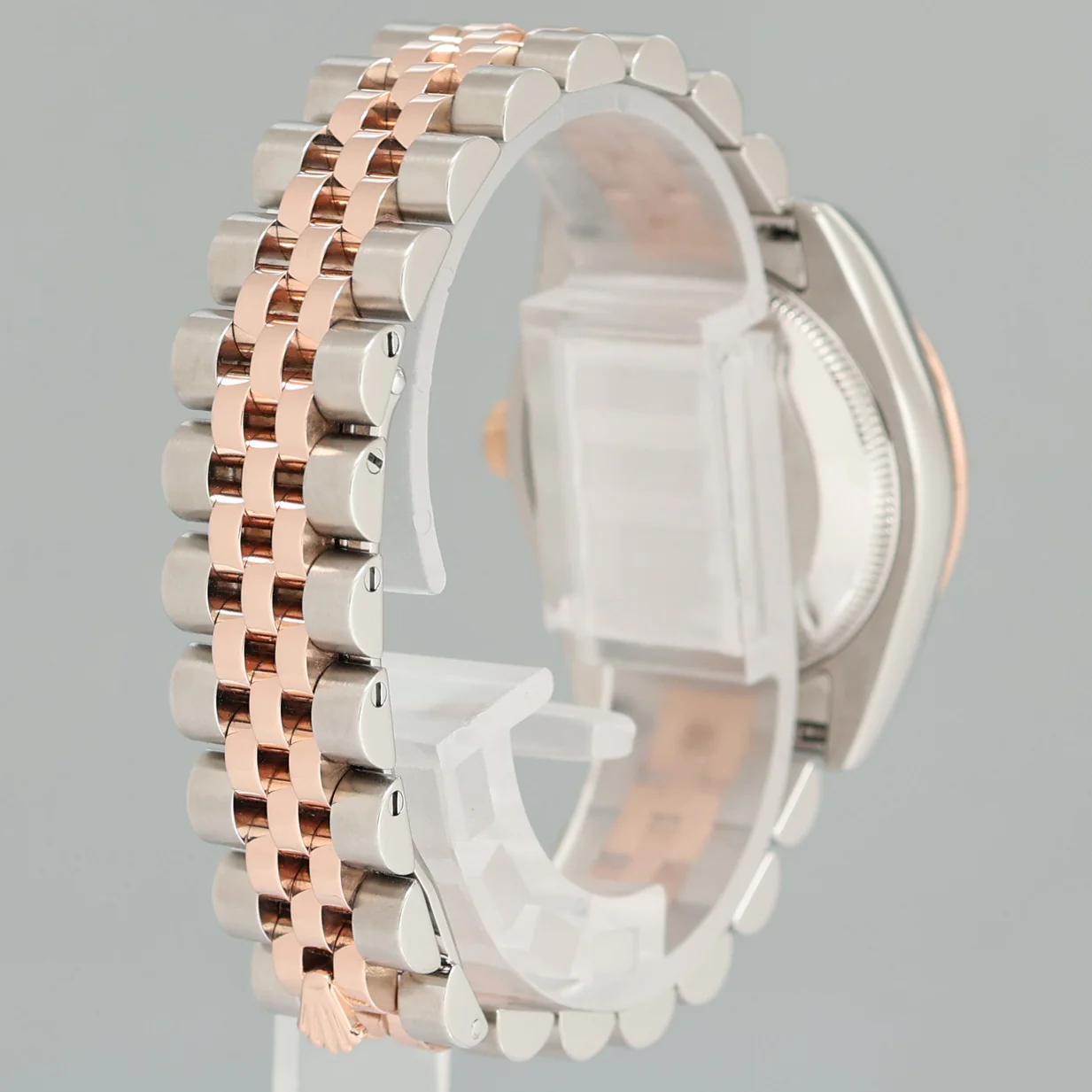 MINT 2015 Rolex DateJust Rose Gold Two Tone 31mm 178341 Chocolate Diamond Watch - Image 6