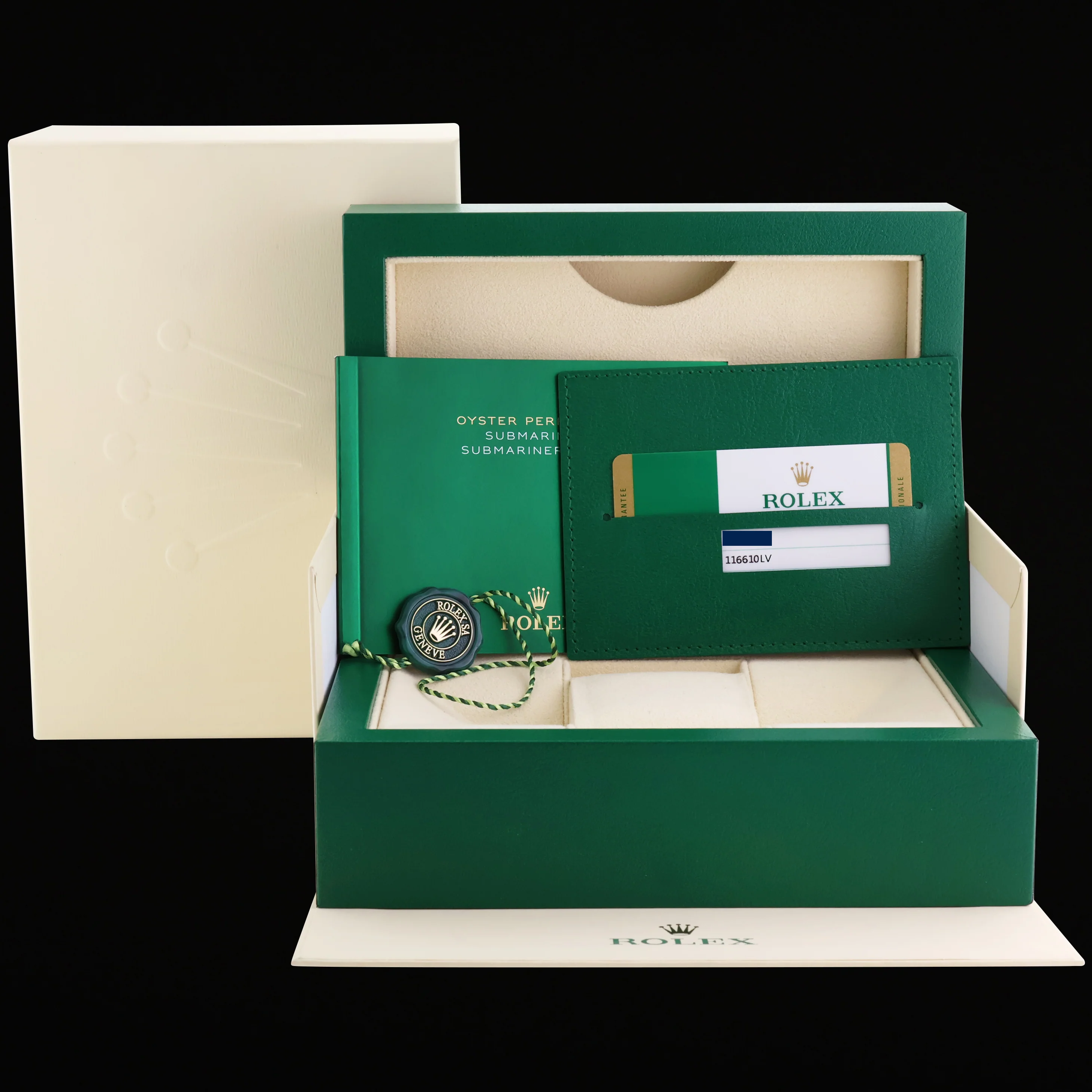 MINT 2018 PAPERS Rolex Submariner Hulk 116610LV Green Dial Ceramic Watch Box - Image 7