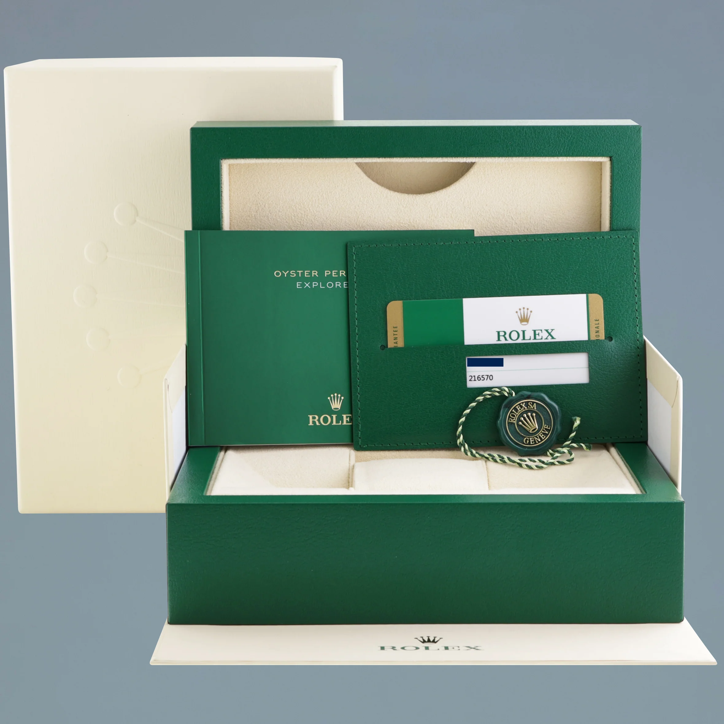 MINT 2019 PAPERS Rolex Explorer II 216570 Polar White Dial Steel 42mm Watch Box - Image 7