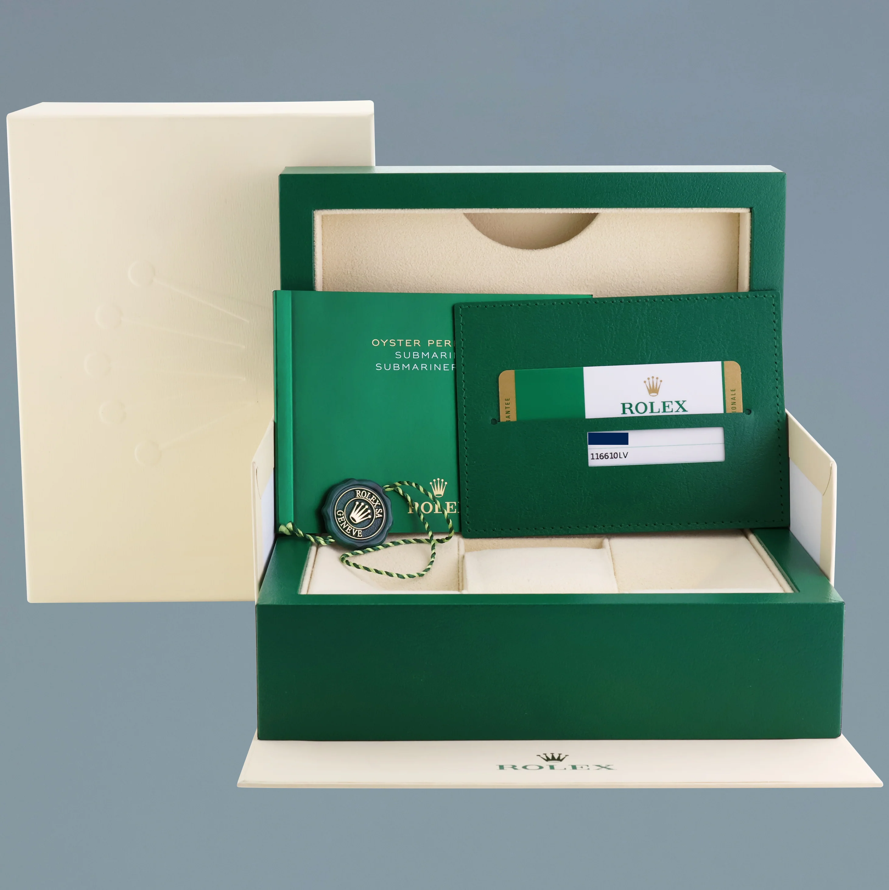 MINT 2018 PAPERS Rolex Submariner Hulk 116610LV Green Dial Ceramic Watch Box - Image 7