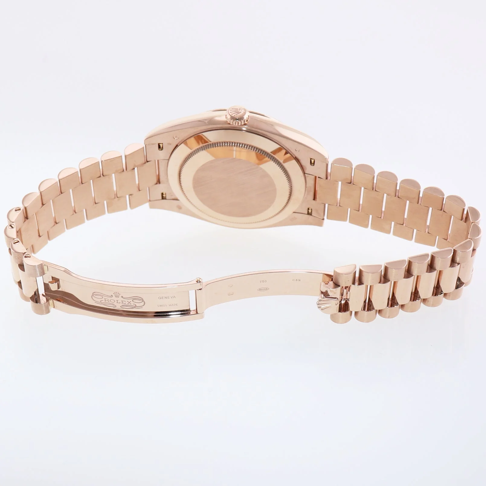 MINT 2020 PAPERS Rolex President 40mm Rose Gold Olive Green 228235 Watch Box - Image 7