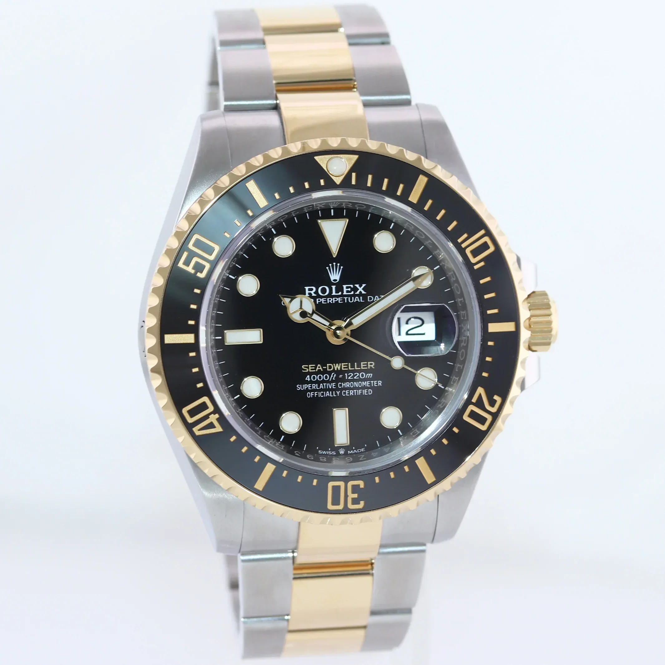 MINT 2020 PAPERS 126603 Rolex Sea-Dweller 43mm Two-Tone Yellow Gold Steel Watch - Image 3
