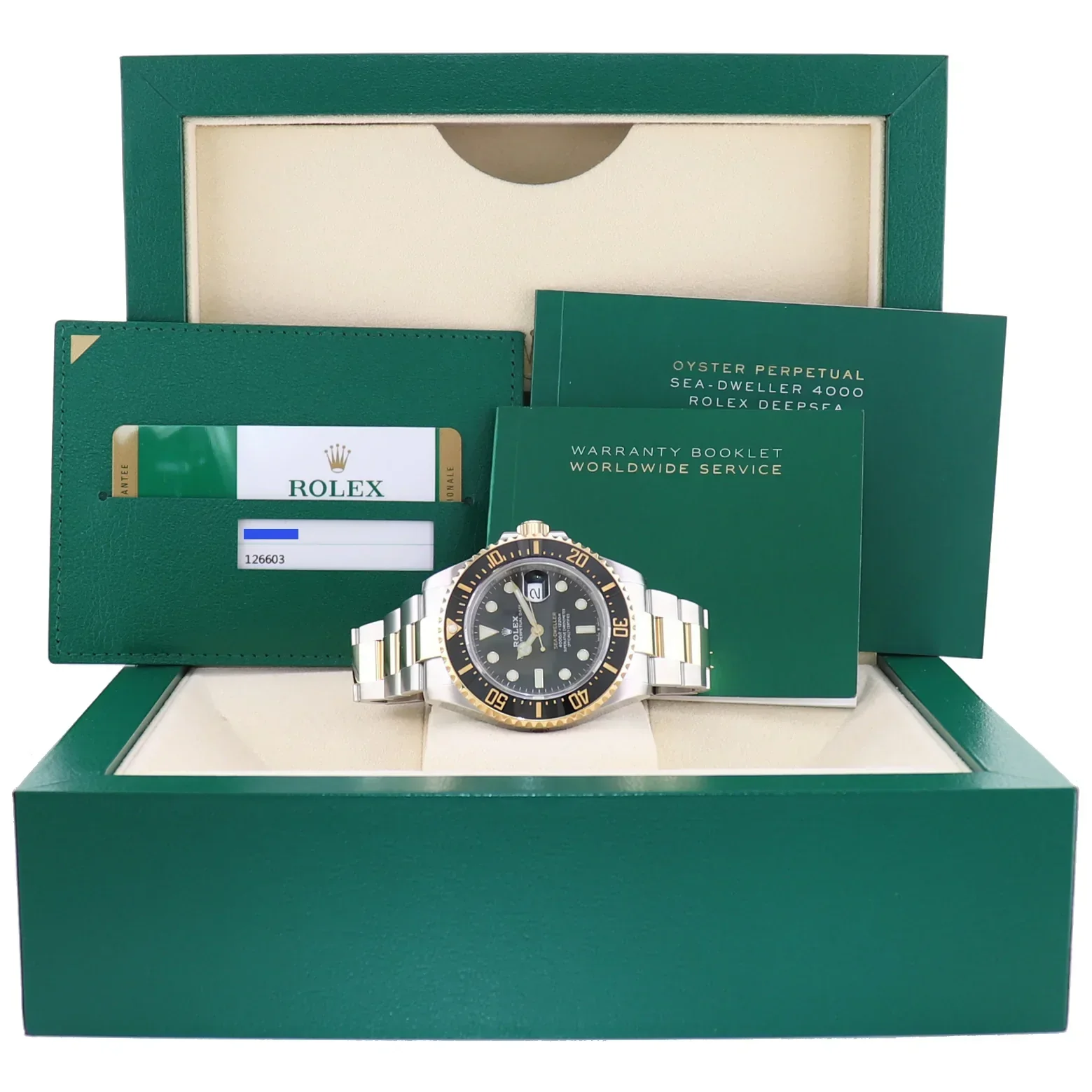 MINT 2020 PAPERS 126603 Rolex Sea-Dweller 43mm Two-Tone Yellow Gold Steel Watch - Image 7