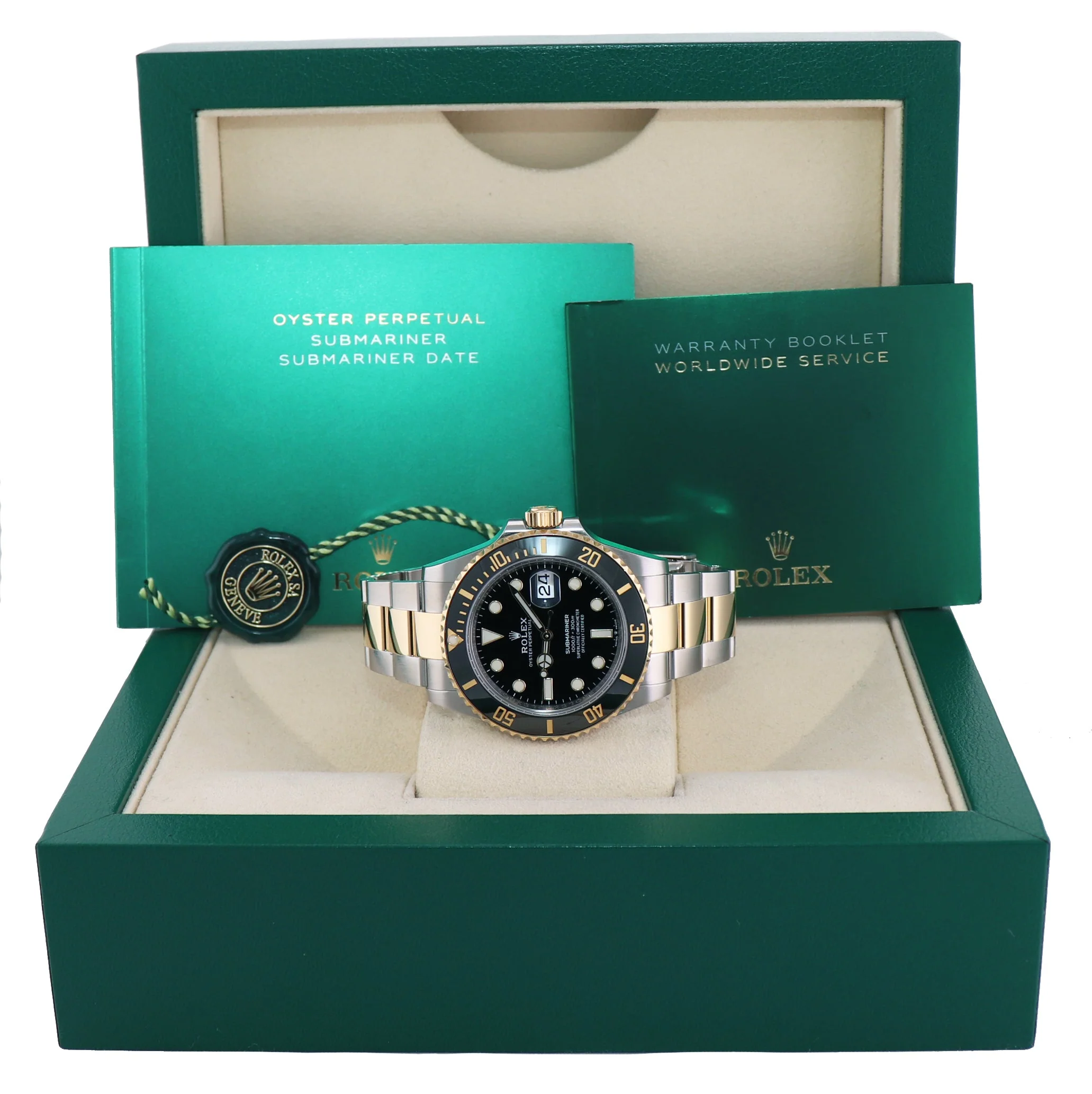MINT 2024 Rolex Submariner 41mm Ceramic Black 126613LN Two Tone Yellow Gold Watch - Image 6