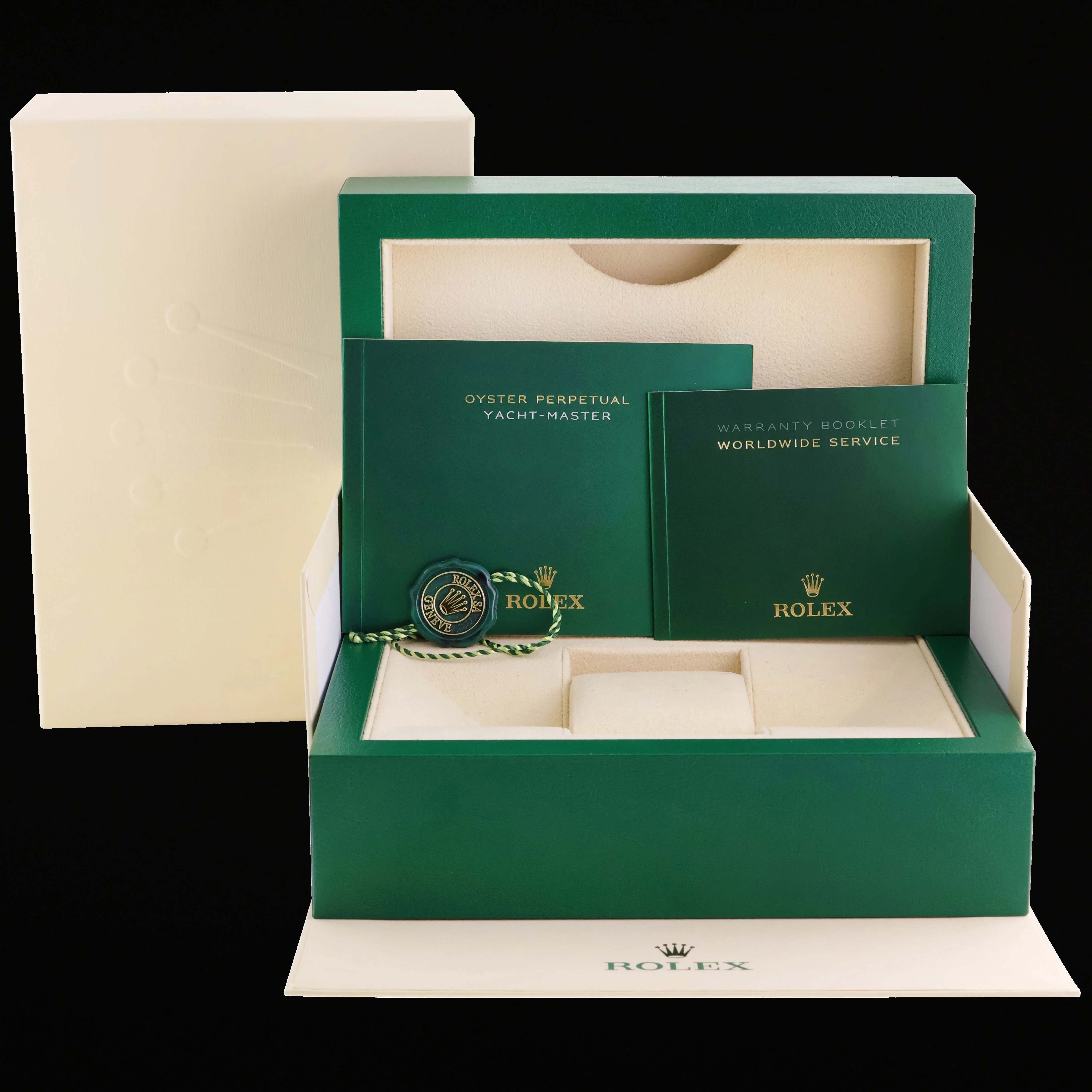 MINT 2022 Rolex Yacht-Master 226659 White Gold 42mm Oysterflex Rubber Watch Box - Image 7