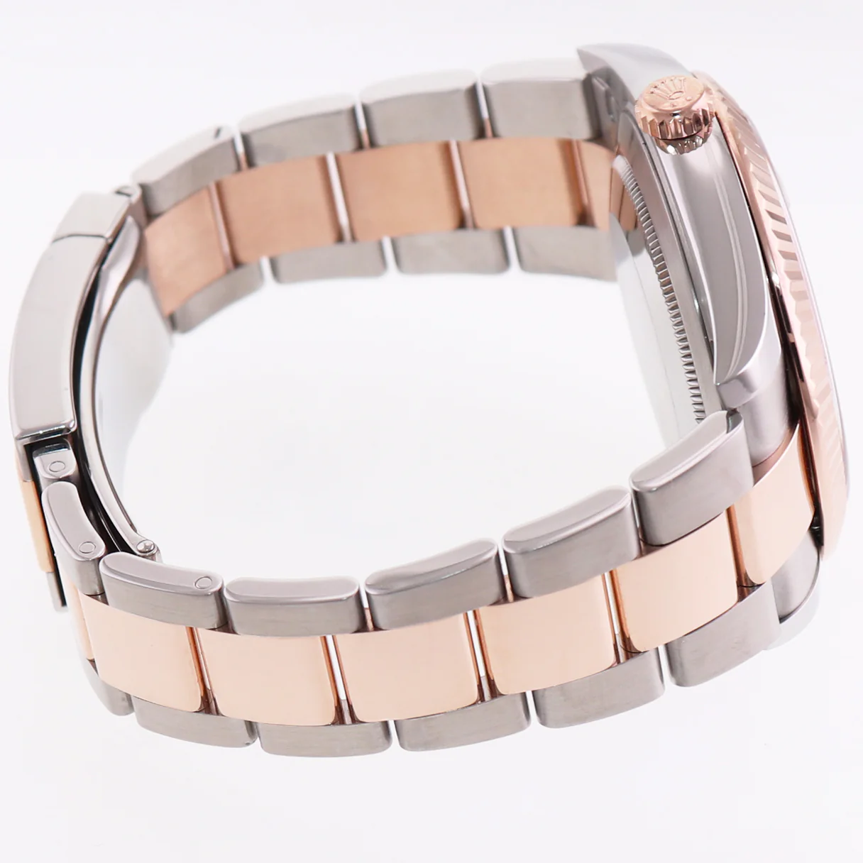 MINT 2024 Rolex DateJust 41 126331 Sundust Rose Gold Two-Tone Oyster Watch Box - Image 5