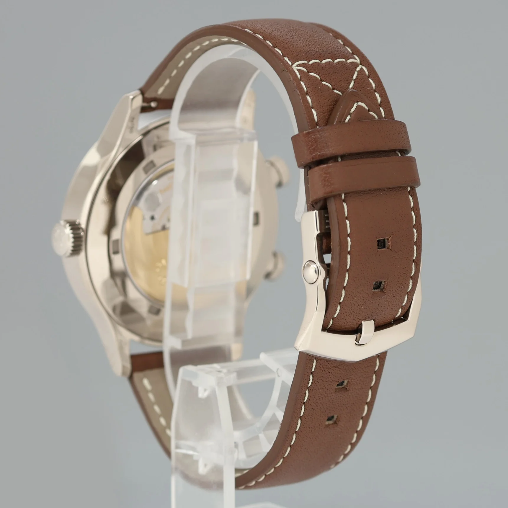 MINT 5524G Patek Philippe Blue Leather White Gold Travel Time 42mm Watch - Image 4
