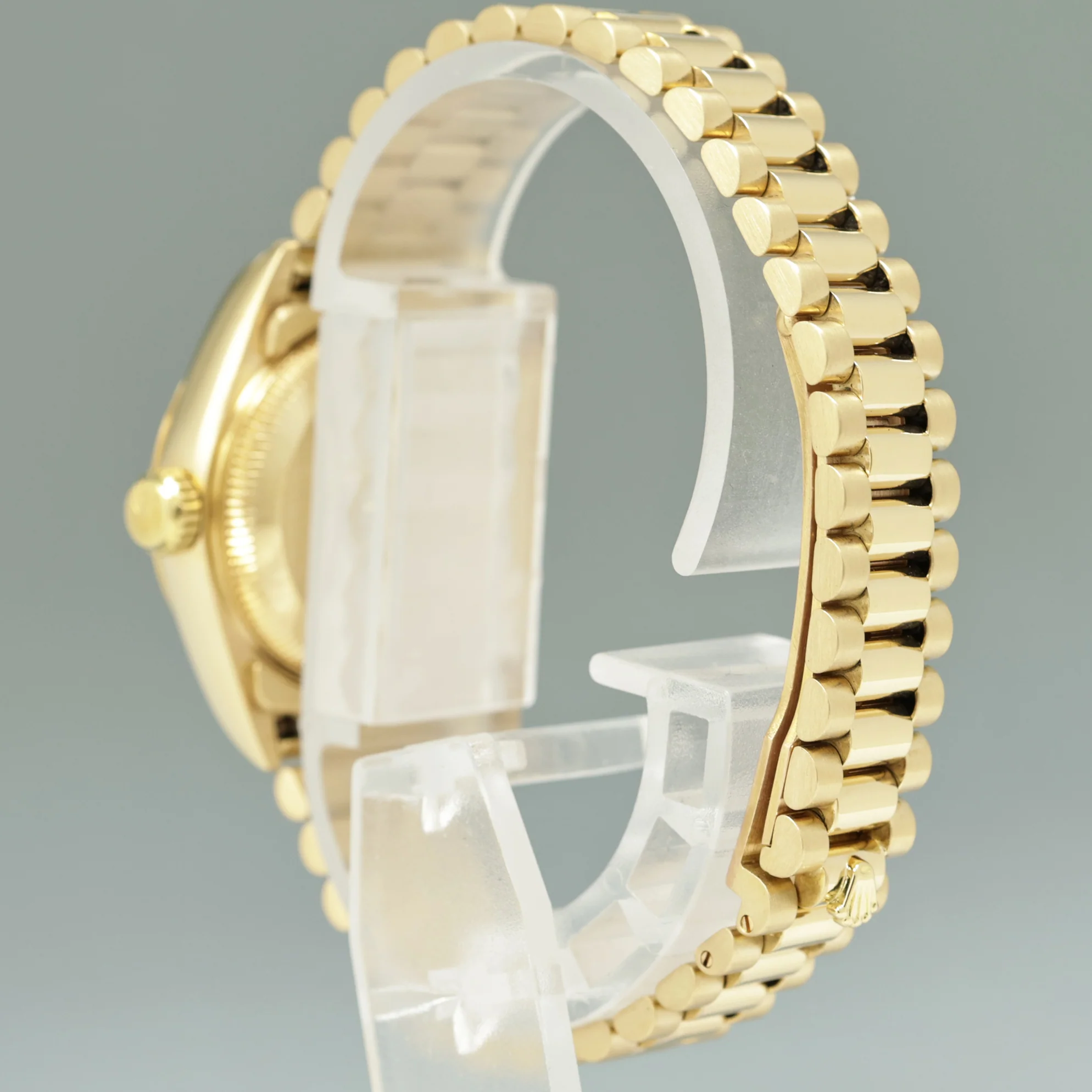 MINT 69178 Pearl Diamond Ladies Rolex DateJust President 26mm Yellow Gold Watch - Image 4