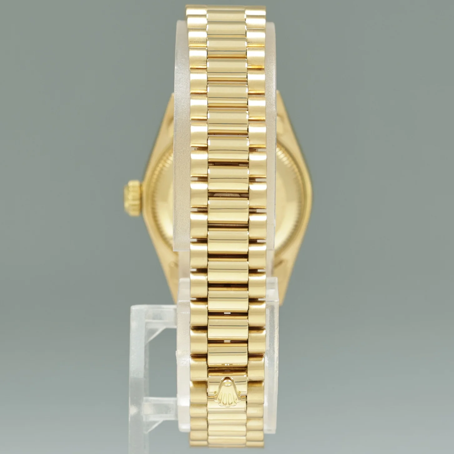 MINT 69178 Pearl Diamond Ladies Rolex DateJust President 26mm Yellow Gold Watch - Image 5