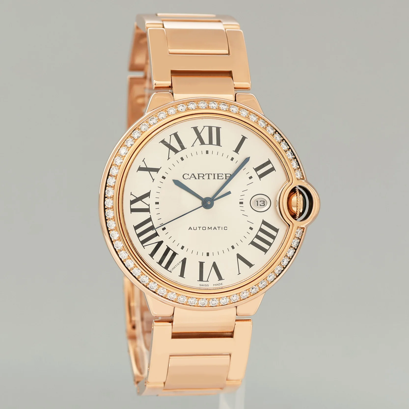 MINT DIAMOND Cartier 3941 Ballon Bleu Rose Gold 42mm Watch Box - Image 3