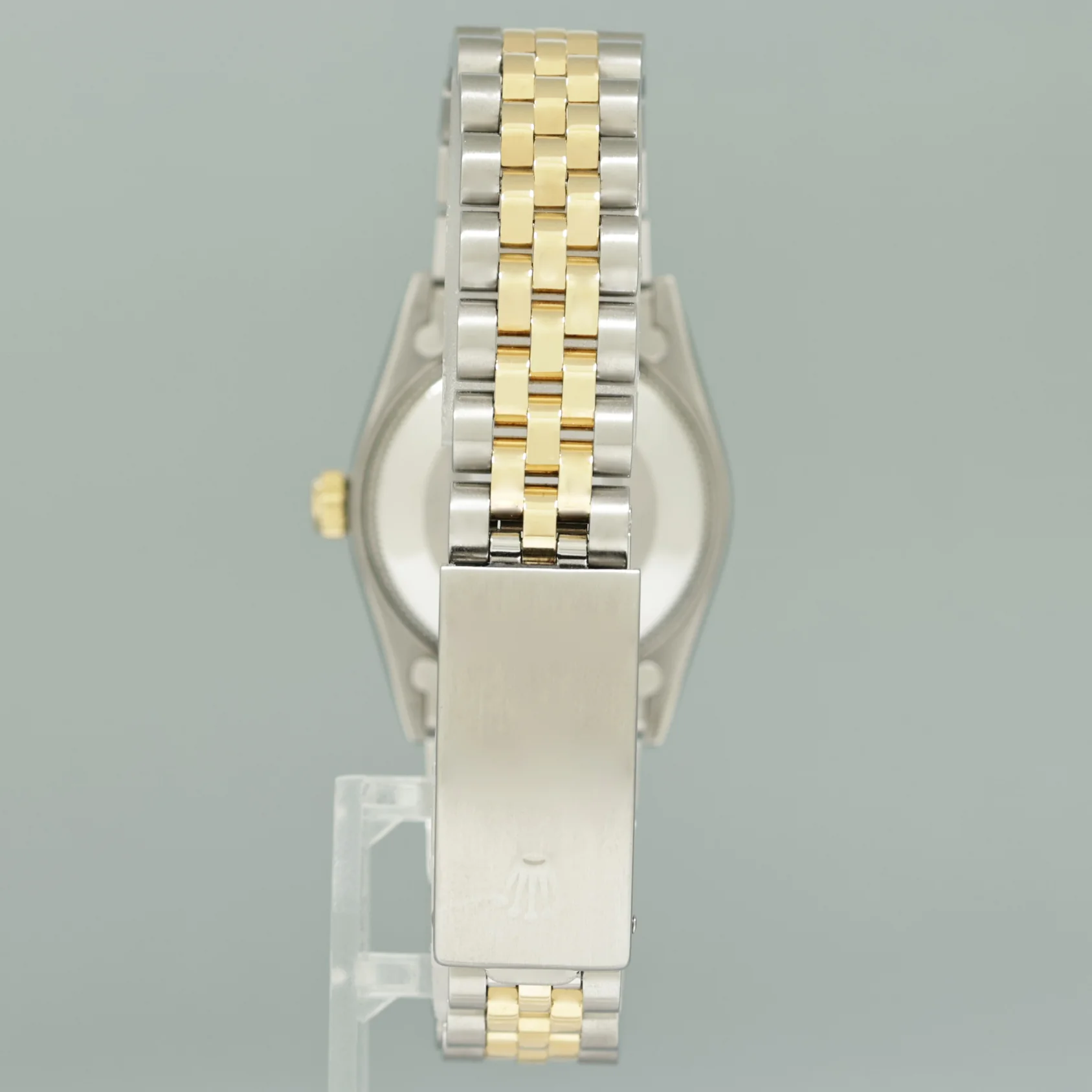 MINT Ladies Rolex 68273 Two Tone 18k Yellow Gold Fluted Steel 31mm Pearl Diamond Watch - Image 5