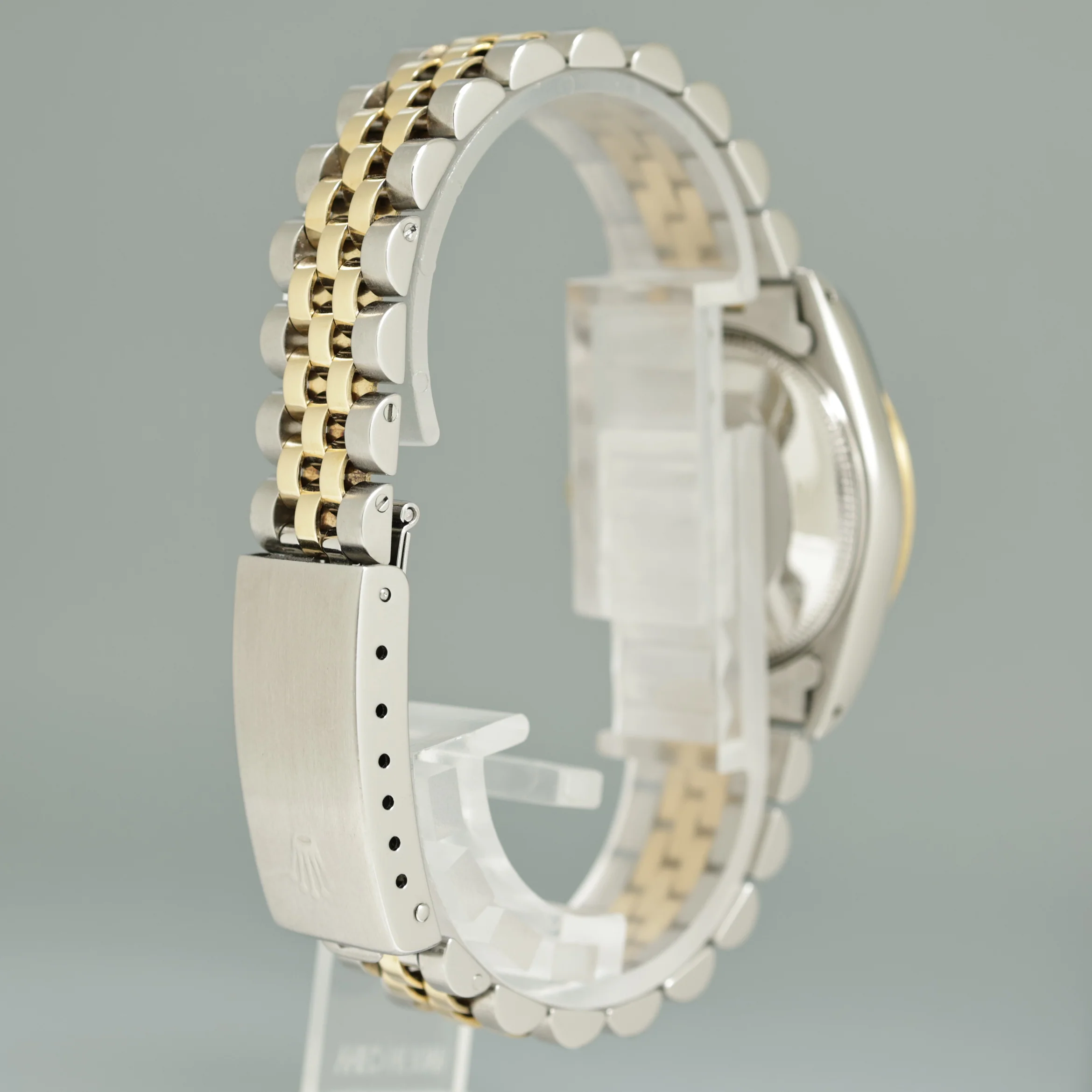 MINT Ladies Rolex 68273 Two Tone 18k Yellow Gold Fluted Steel 31mm Pearl Diamond Watch - Image 6