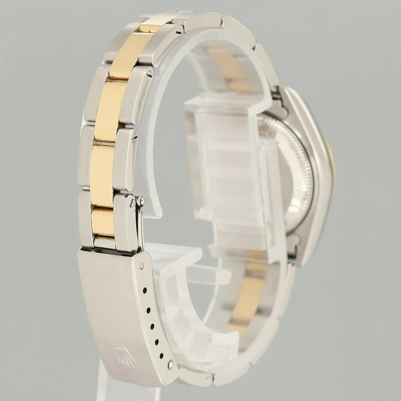 MINT Ladies Rolex DateJust 79163 White Roman Two-Tone Yellow Gold Oyster Watch Box - Image 6