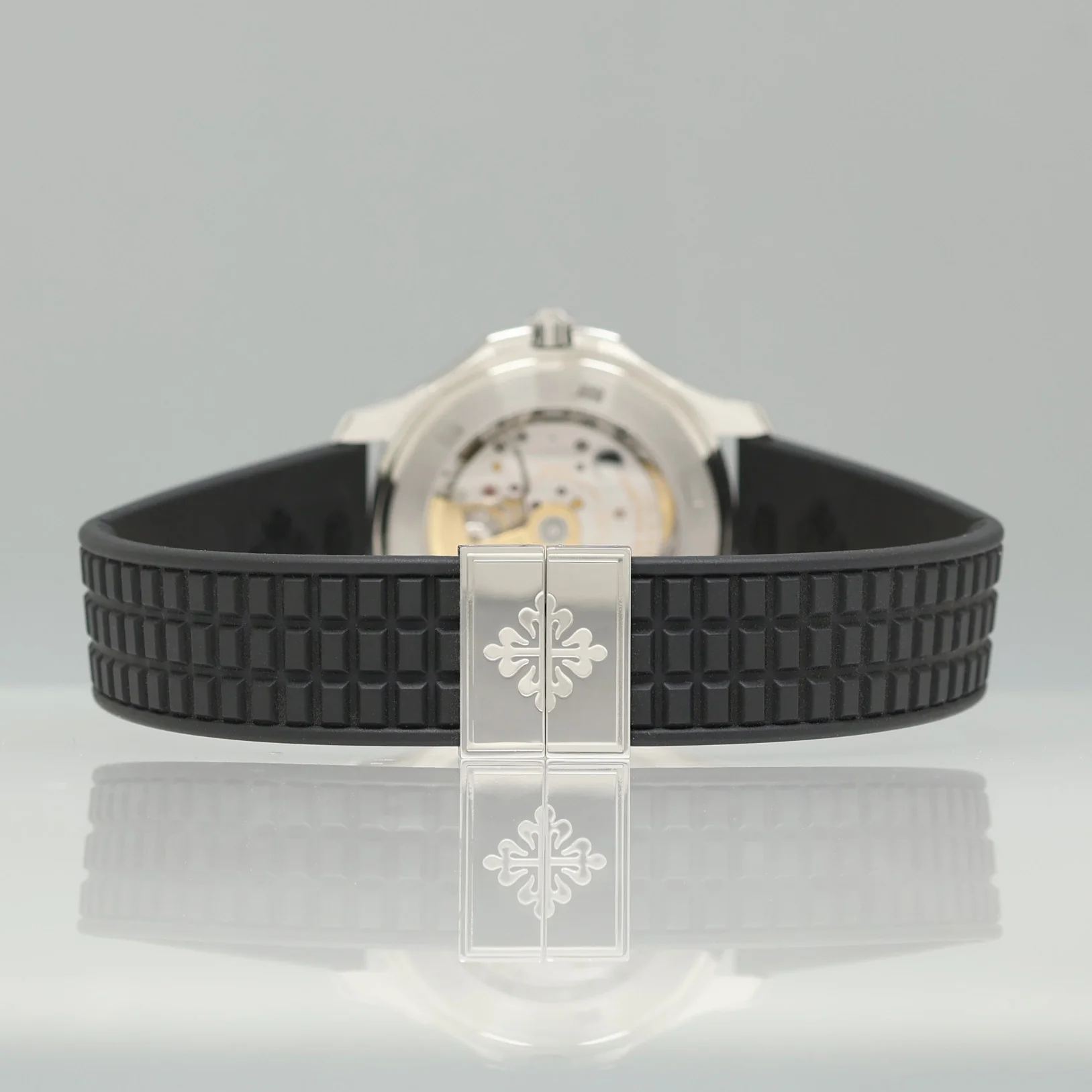 MINT PAPERS Patek Philippe Steel Aquanaut Black Rubber JUMBO 5065 38mm Watch - Image 7