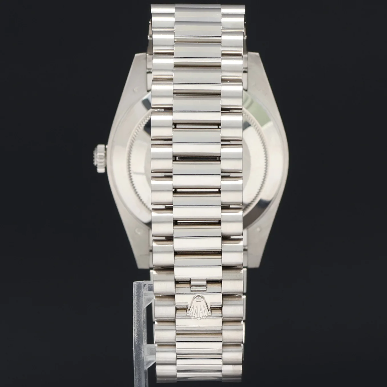 MINT PAPERS Rolex 40 White Gold President Day Date Blue Roman 228239 Watch Box - Image 5