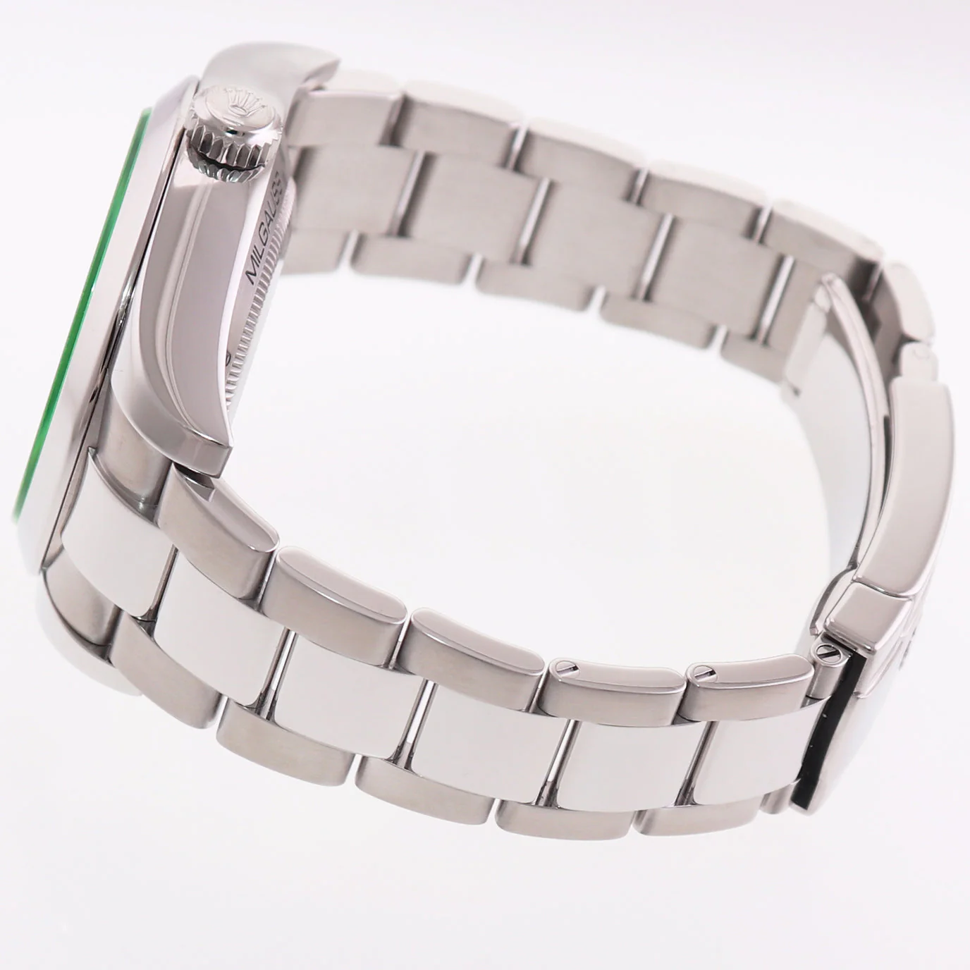 MINT PAPERS Rolex Milgauss Green Anniversary 116400GV 40mm Steel Black Watch Box - Image 4