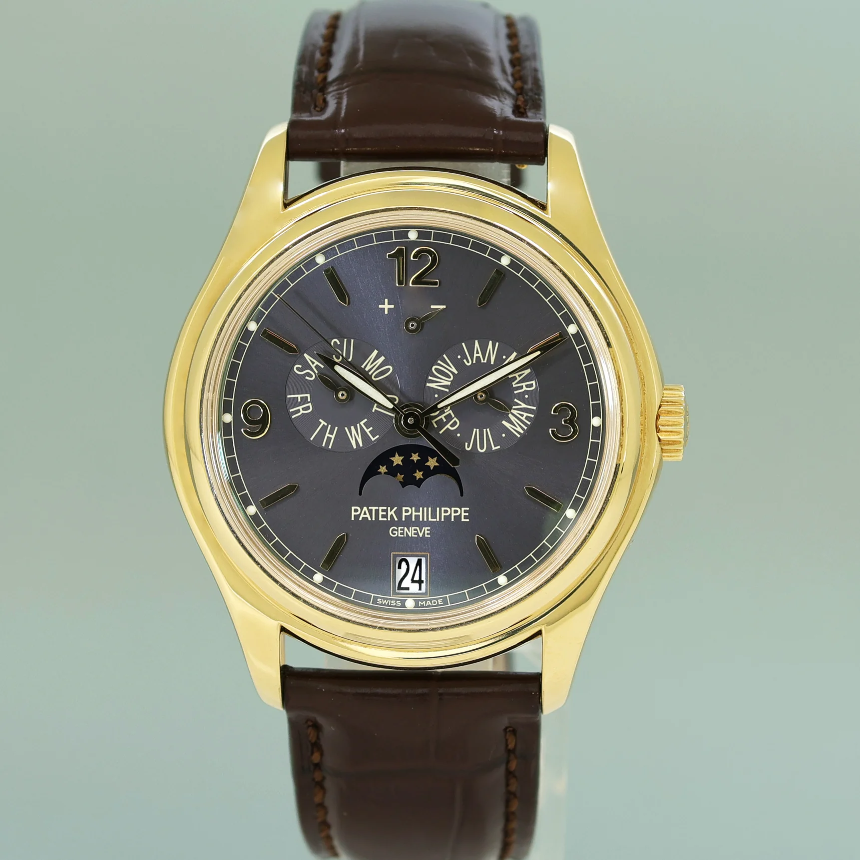 MINT Patek Philippe 5146J Yellow Gold Annual Calendar Slate 39mm Moon Watch Box - Image 2