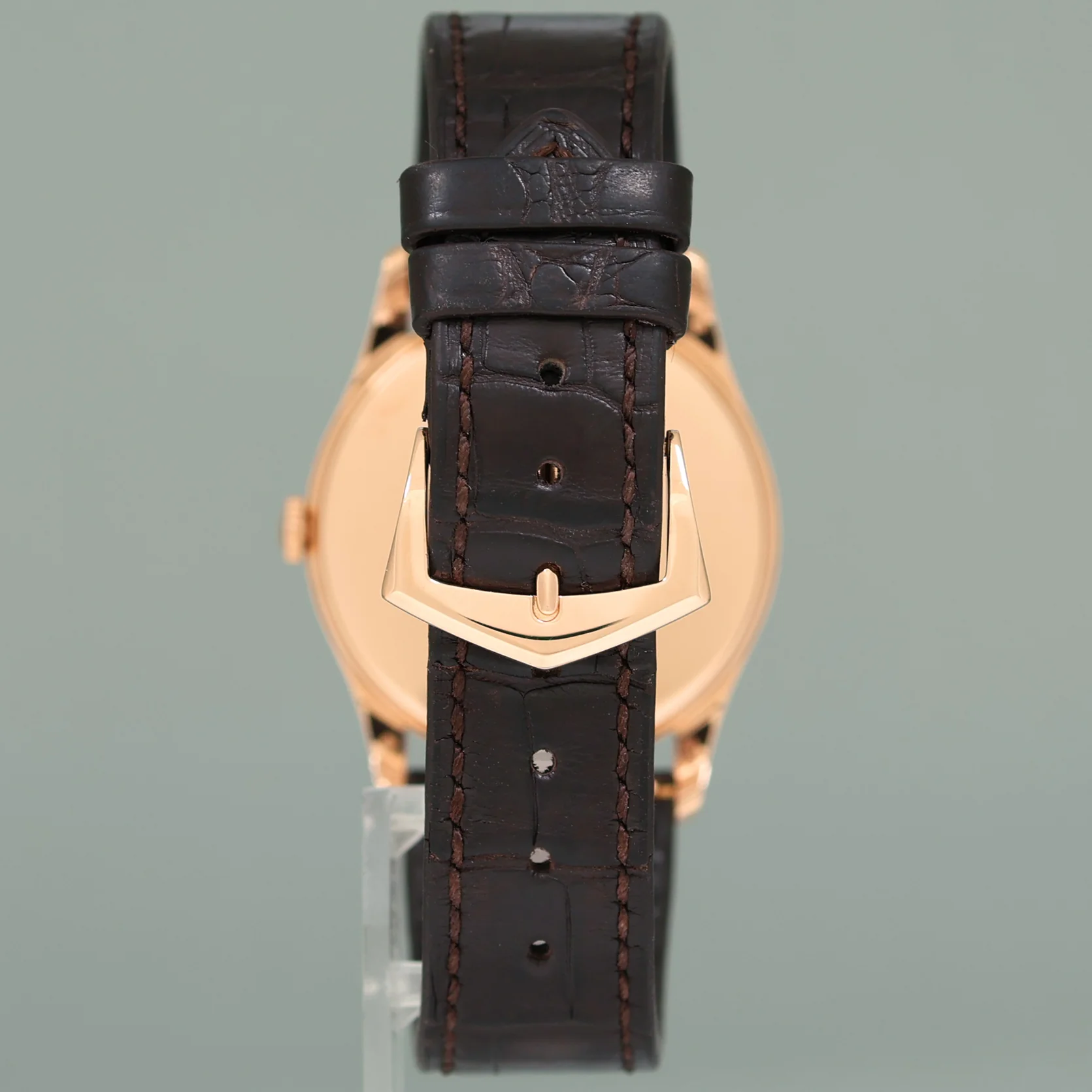 MINT Patek Philippe Calatrava 5196R Rose Gold Brown Leather 37mm Watch Box - Image 5