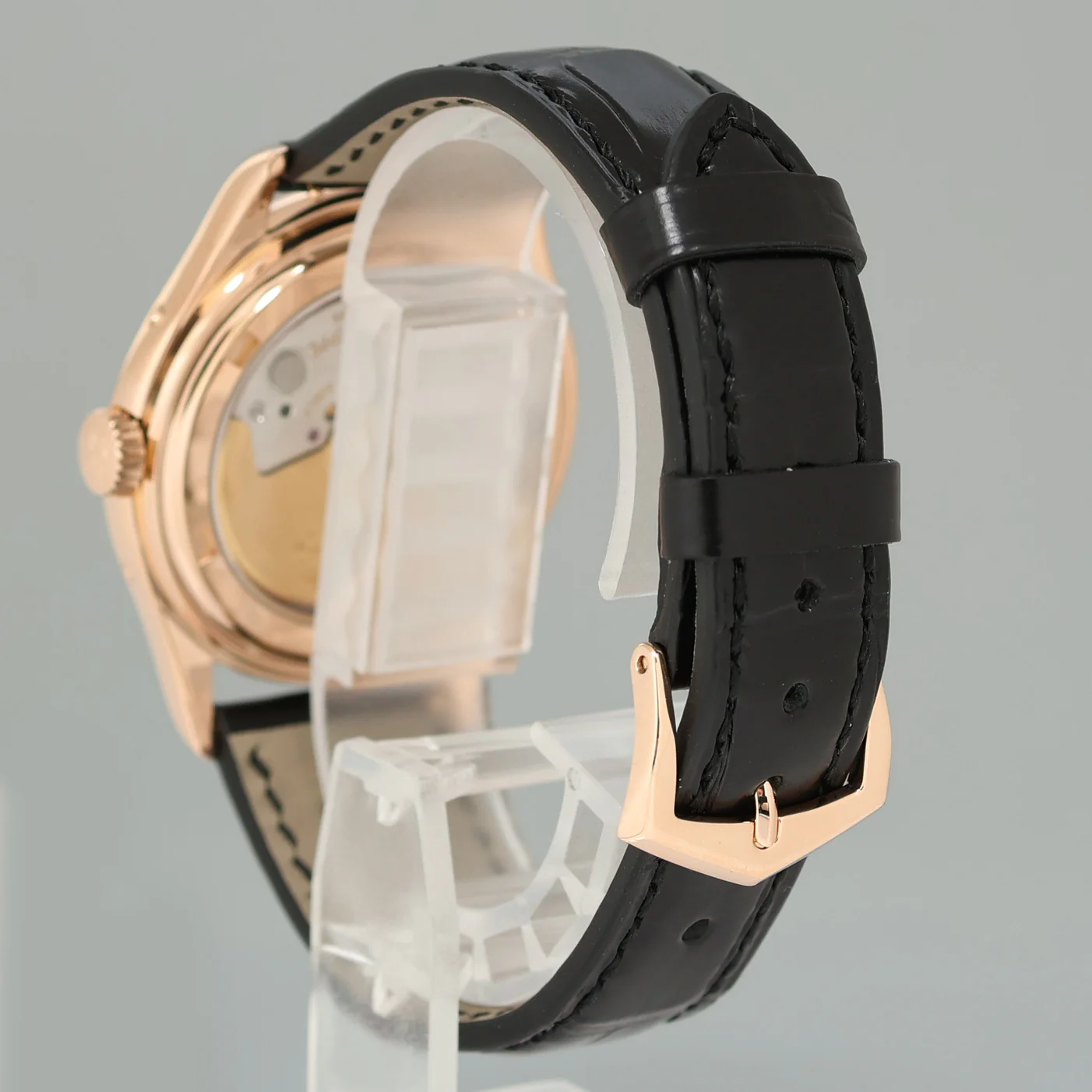 MINT Patek Philippe Rose Gold Annual Calendar 5035r Black Roman 37mm Watch Box - Image 4