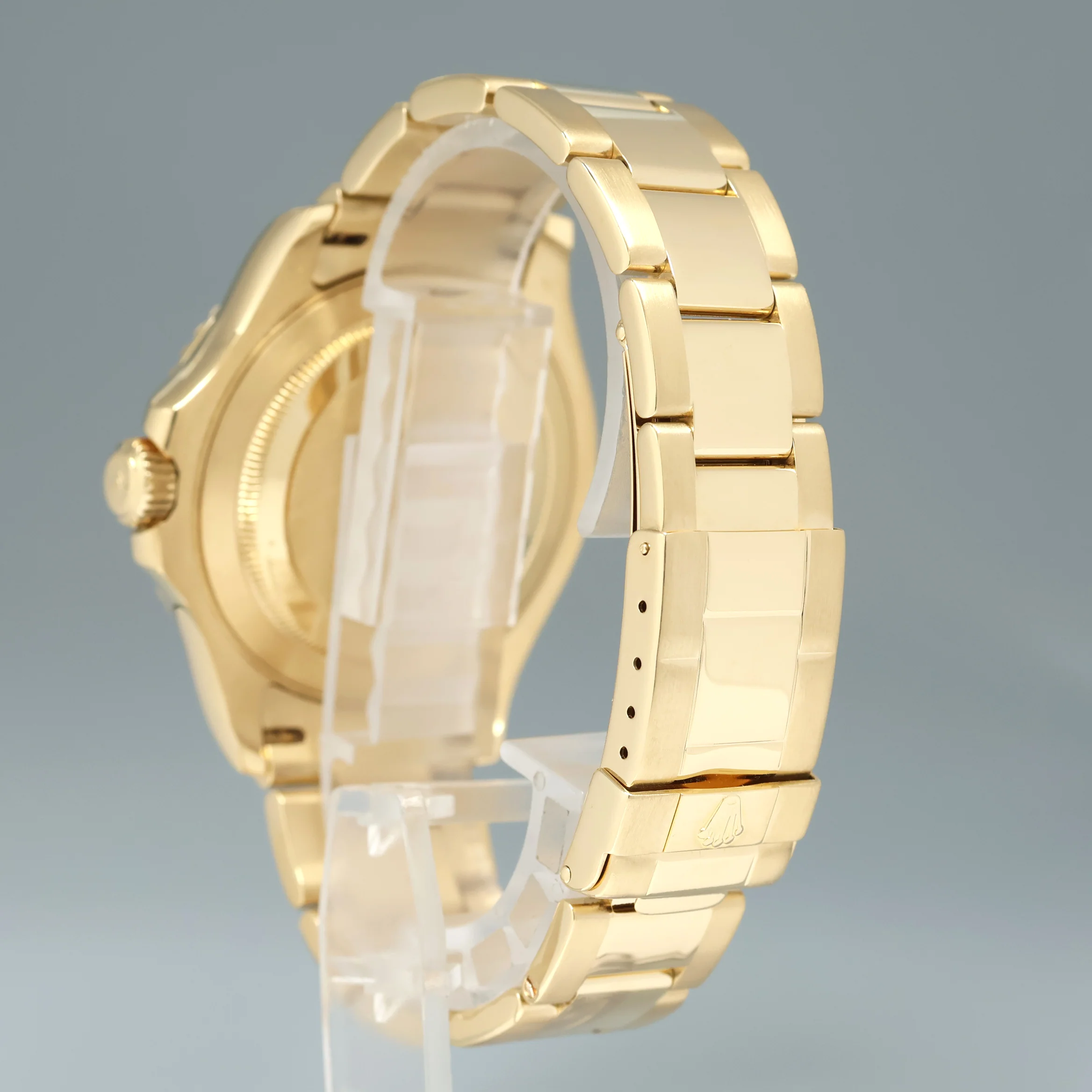 MINT Rolex 40mm Yacht-Master 18k Yellow Gold 16628 White Sapphire Watch Box - Image 4