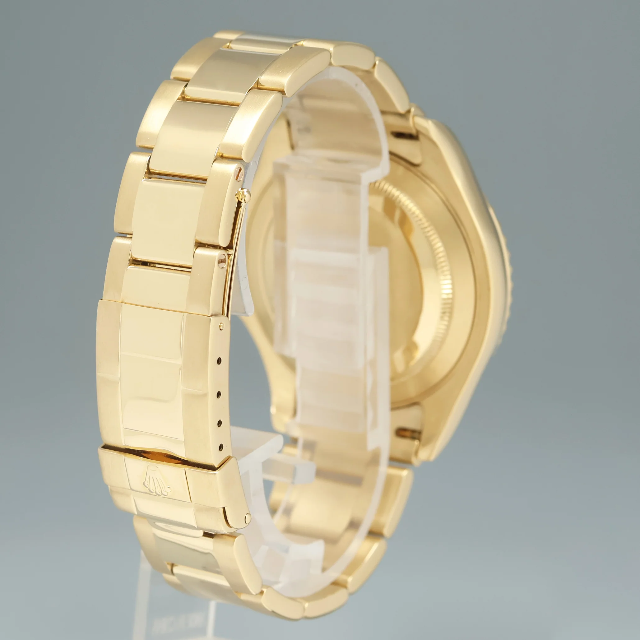 MINT Rolex 40mm Yacht-Master 18k Yellow Gold 16628 White Sapphire Watch Box - Image 6