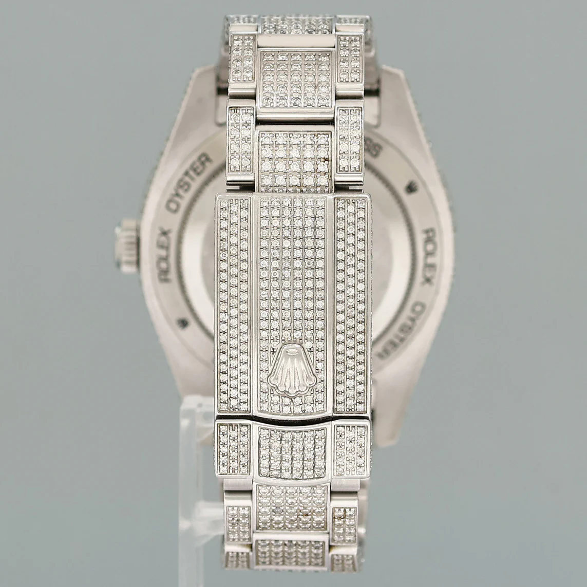 MINT Rolex Milgauss Diamond Iced Out Pave Sapphire 116400 Steel Watch Box - Image 5