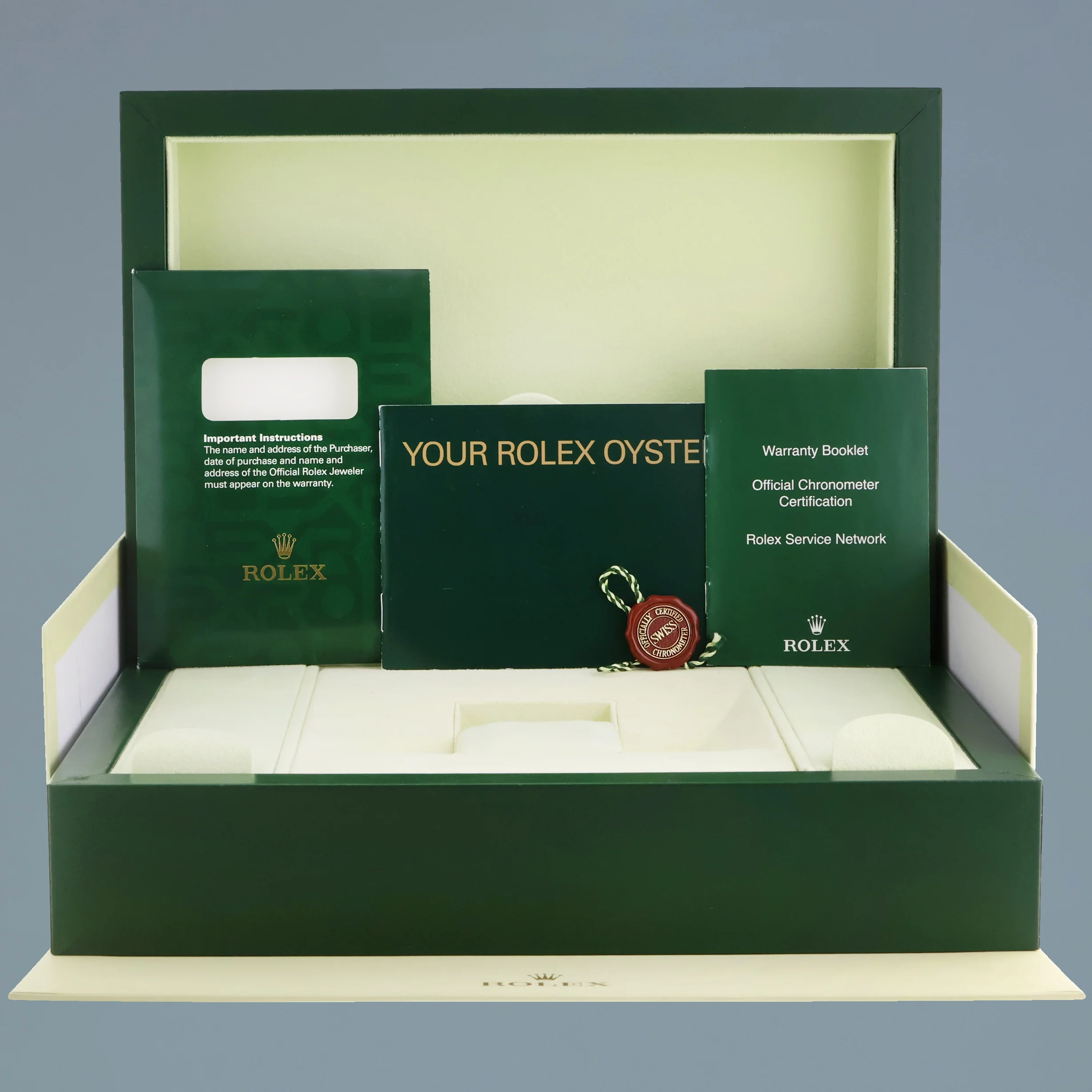 MINT Rolex Platinum Day Date President 118206 Teardrop Sapphire 36mm Watch Box - Image 8