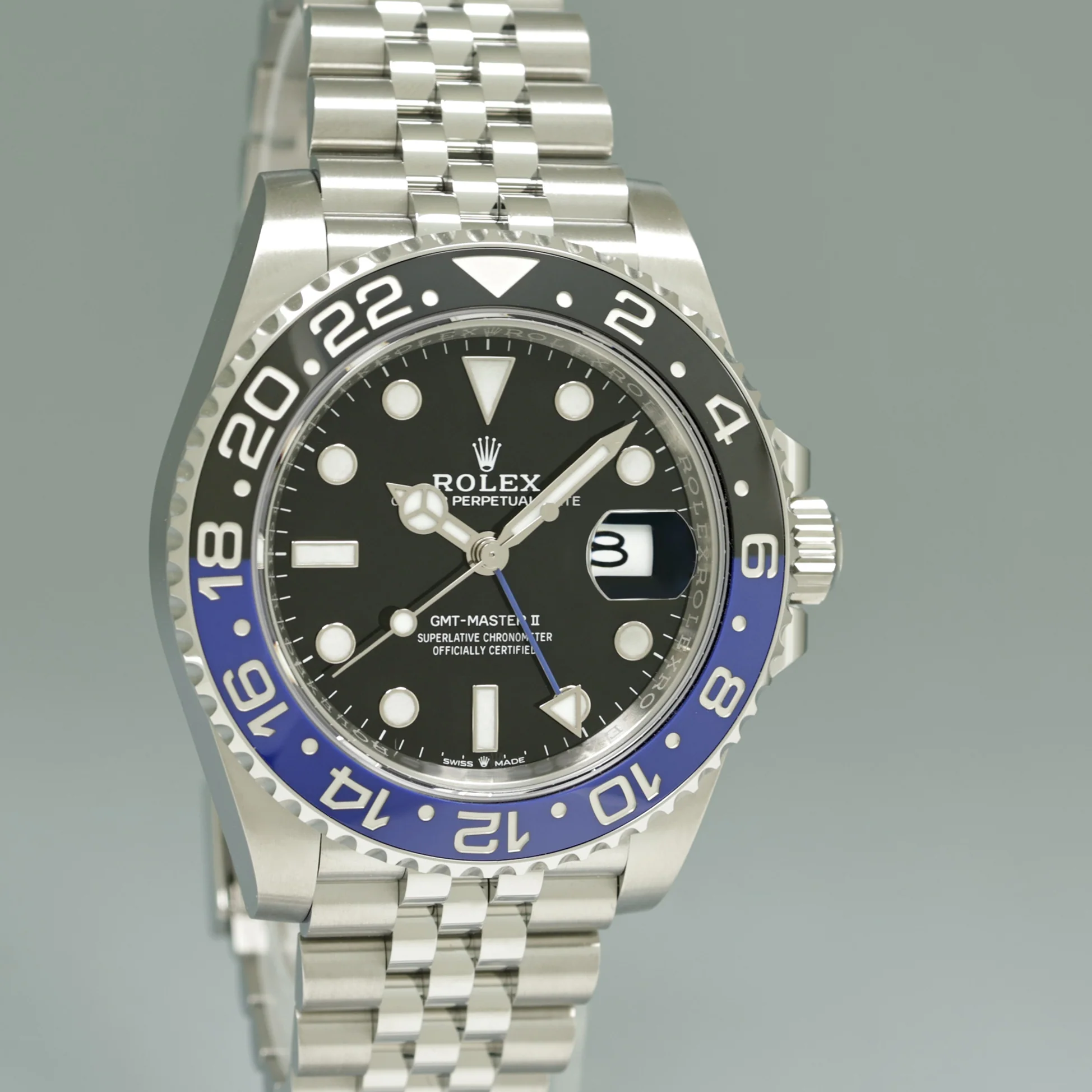 NEW PAPERS Rolex GMT Master II Batman Blue Jubilee 126710 BLNR Watch Box - Image 3