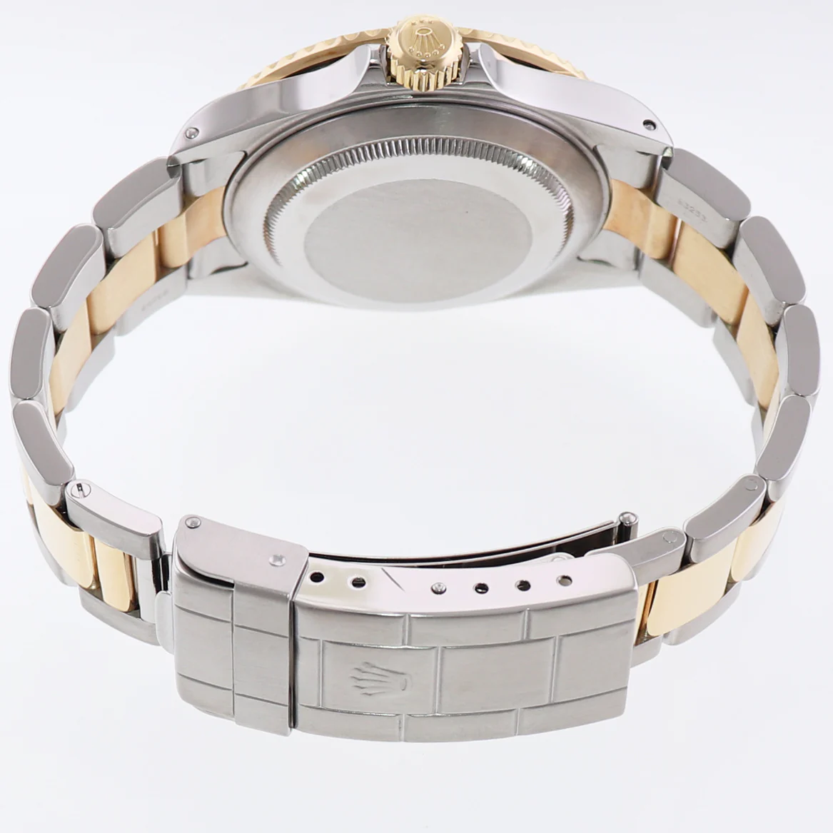 PAPERS 2000 Rolex Submariner 16613 Gold Steel Two Tone Sunburst Blue Watch - Image 5