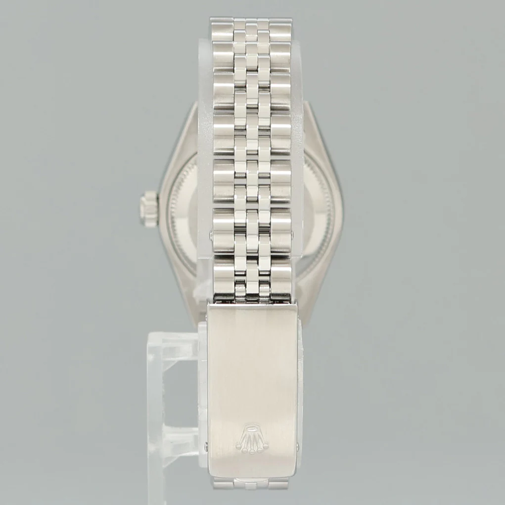 PAPERS Ladies Rolex 69174 DateJust 26mm Glacier Blue Diamond Fluted Bezel Jubilee Watch - Image 5