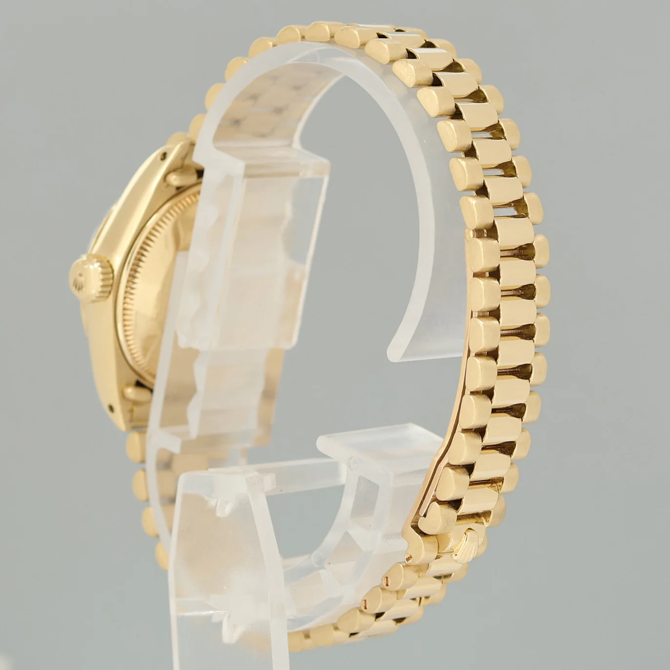 PAPERS Ladies Rolex DateJust Champagne President 26mm 6917 Yellow Gold Watch Box - Image 4