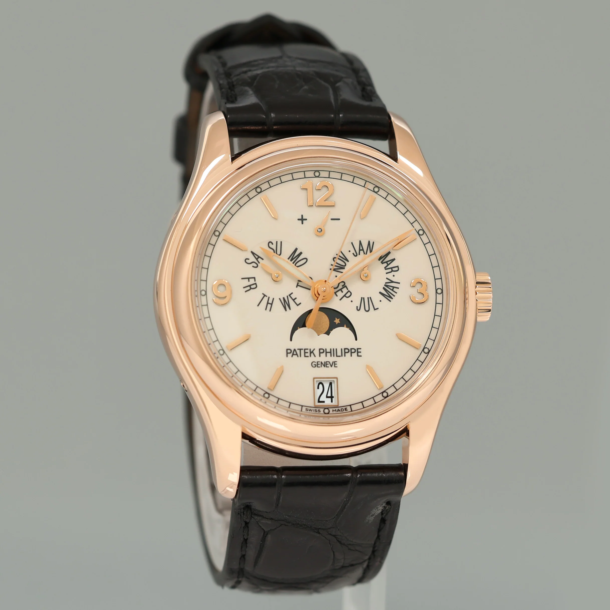 PAPERS MINT Patek Philippe 5146R Rose Gold Annual Calendar White 39mm Moon Watch Box - Image 2