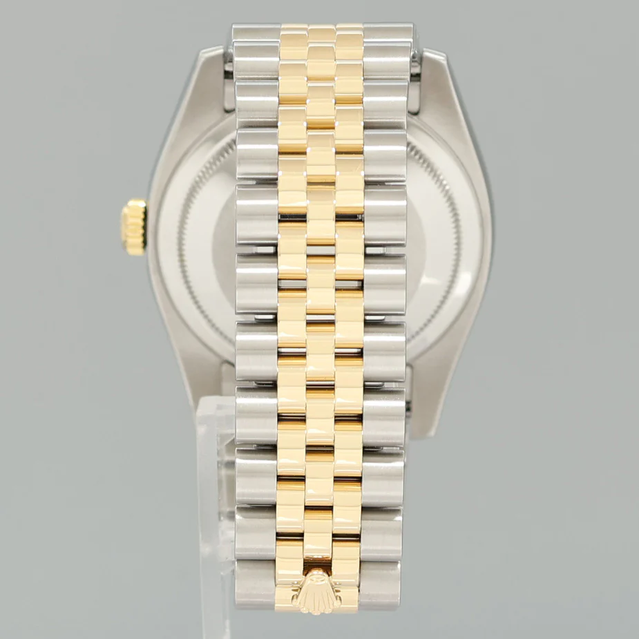 MINT Rolex DateJust 36mm Jubilee Two Tone Gold Green Floral 116233 Watch Box - Image 5
