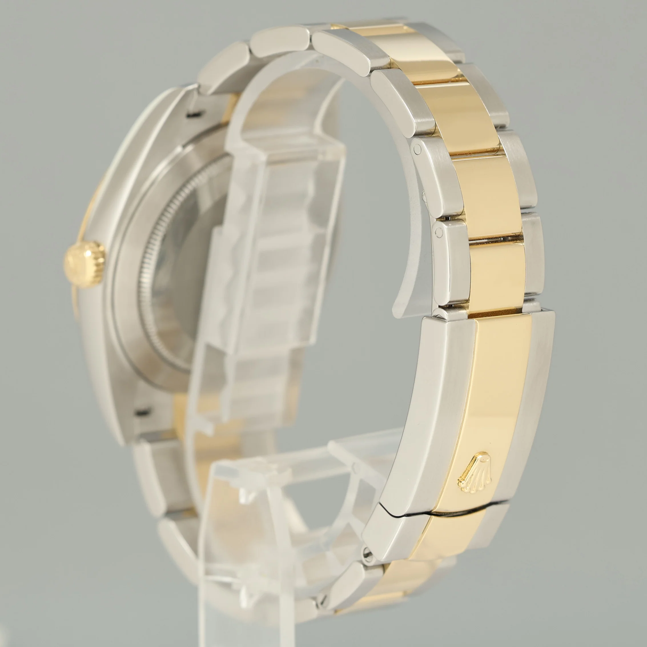 PAPERS MINT Rolex DateJust 41 Two Tone Yellow Gold Oyster 126303 Champagne Watch - Image 4