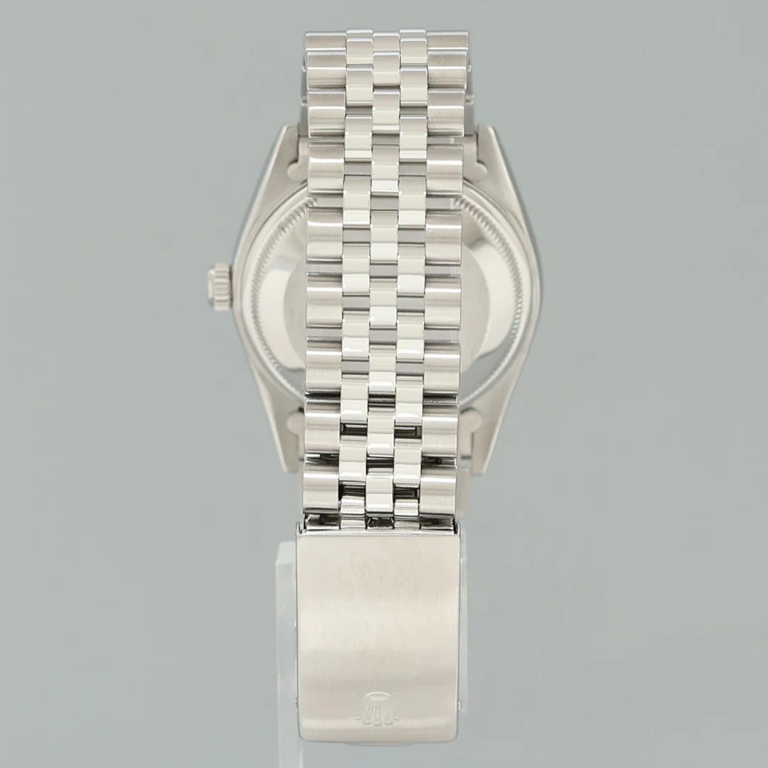 MINT Rolex Oyster Perpetual Date 34mm 15200 Steel Grey Stick Jubilee Watch Box - Image 5
