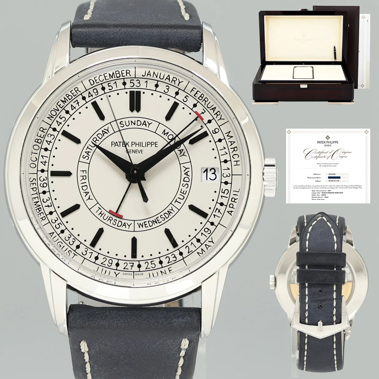 MINT 2022 PAPERS Patek Philippe Weekly Calendar 5212a Steel 40mm Watch Box