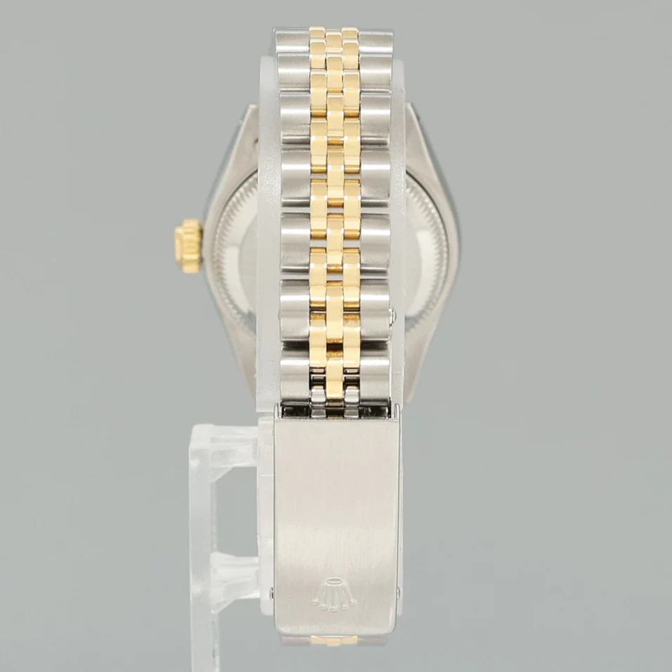PAPERS Pearl Diamond Ladies Rolex 26mm DateJust 69173 Two Tone Gold Jubilee Watch Box - Image 5