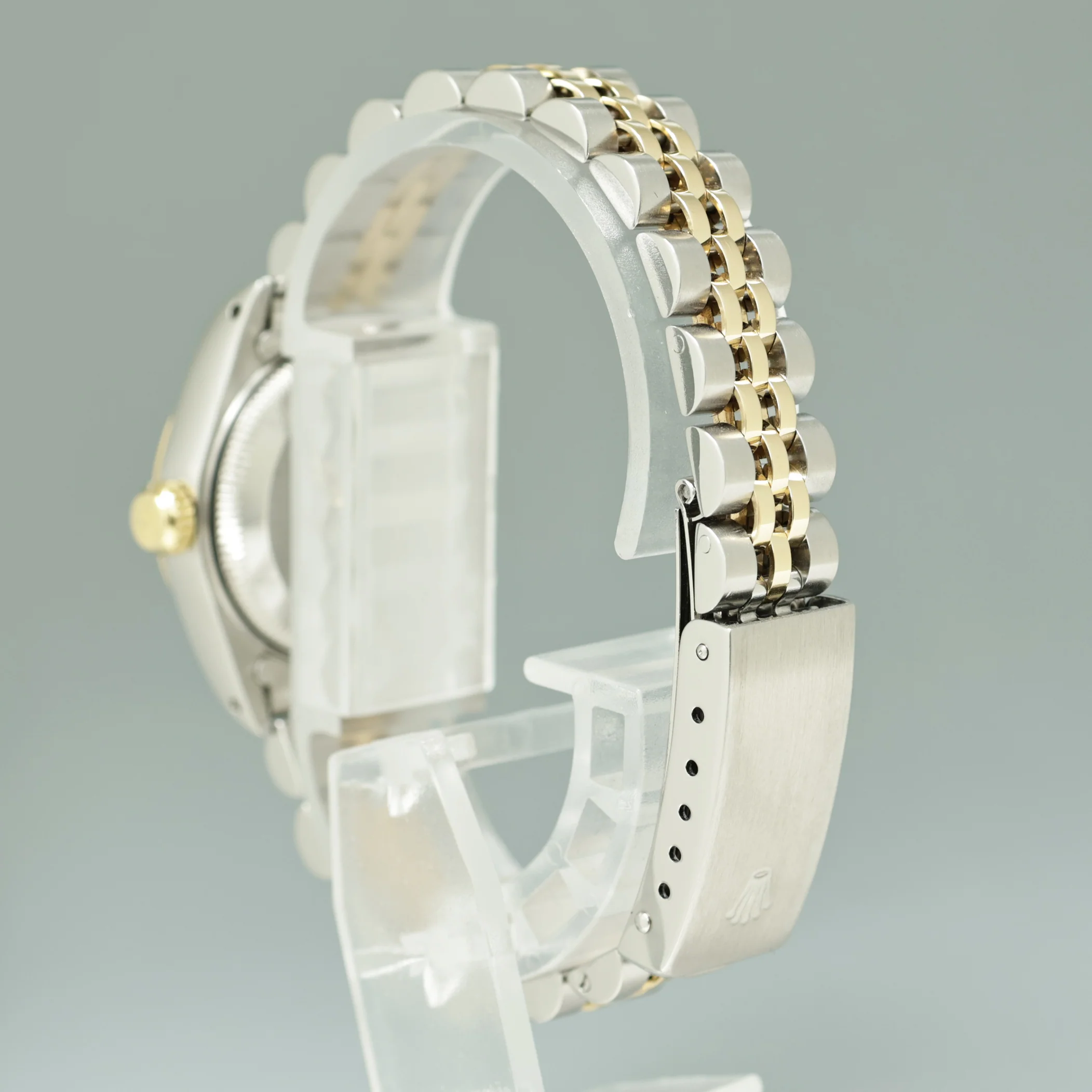 Pearl Diamond Ladies Rolex 26mm DateJust 69173 Two Tone Gold Jubilee Watch - Image 4