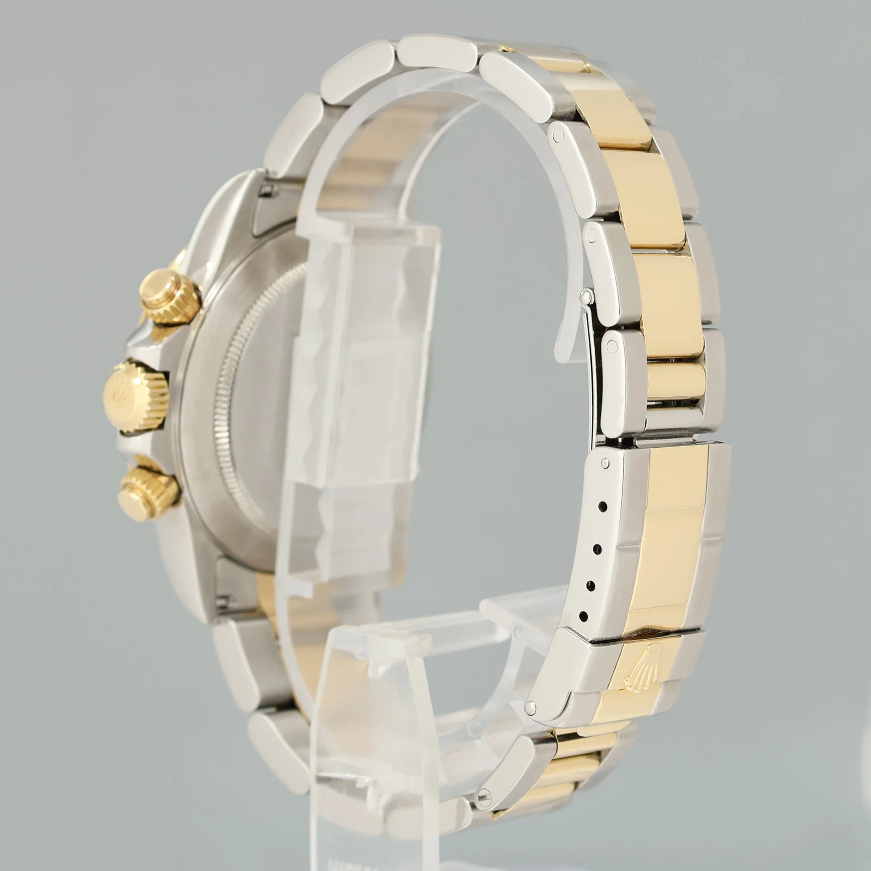 1999 MINT Rolex Daytona 16523 Zenith Two Tone Yellow Gold Mother of Pearl Watch Box - Image 4