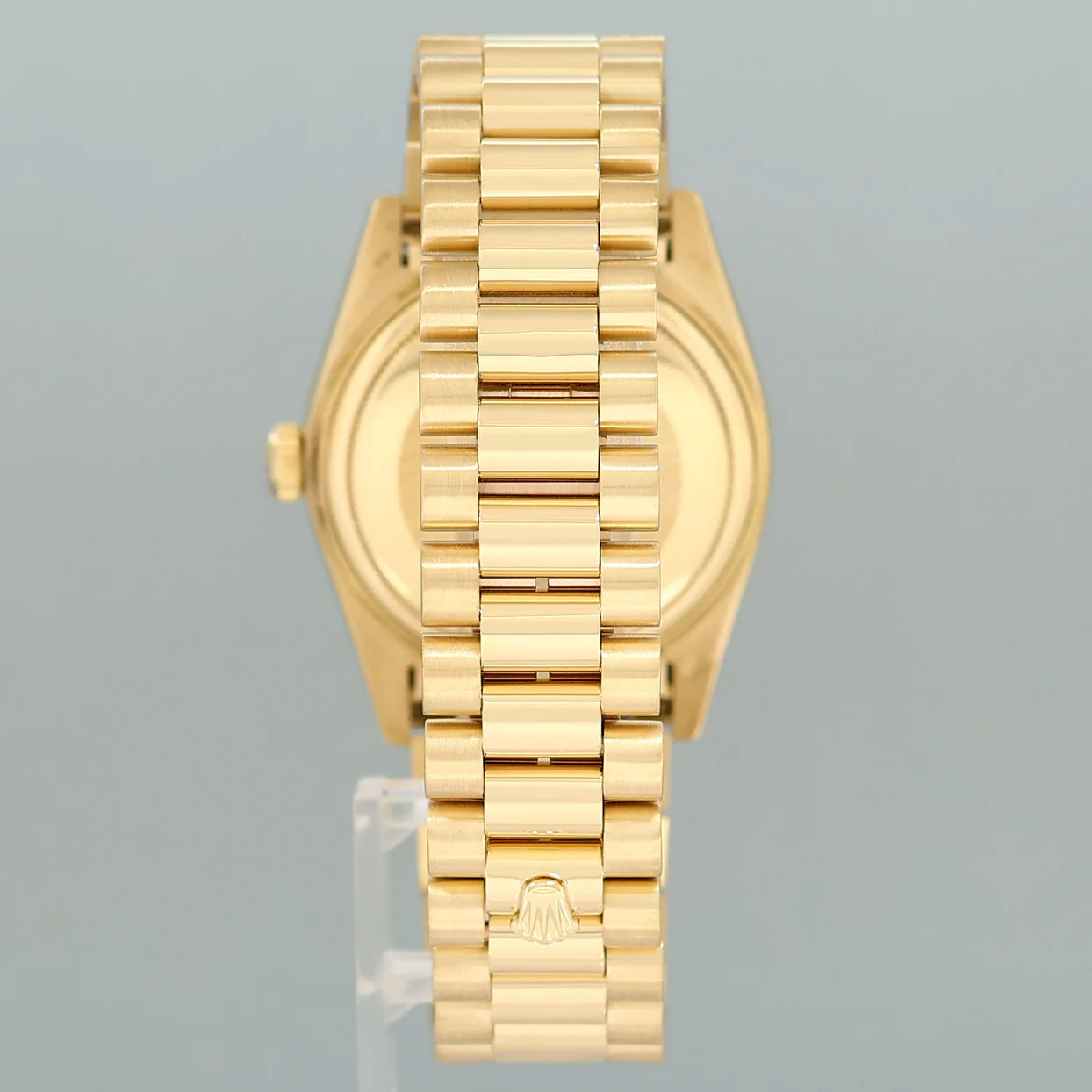 Mint Rolex President Day Date 18038 Quick Set Champagne Diamond Yellow Gold Watch - Image 5