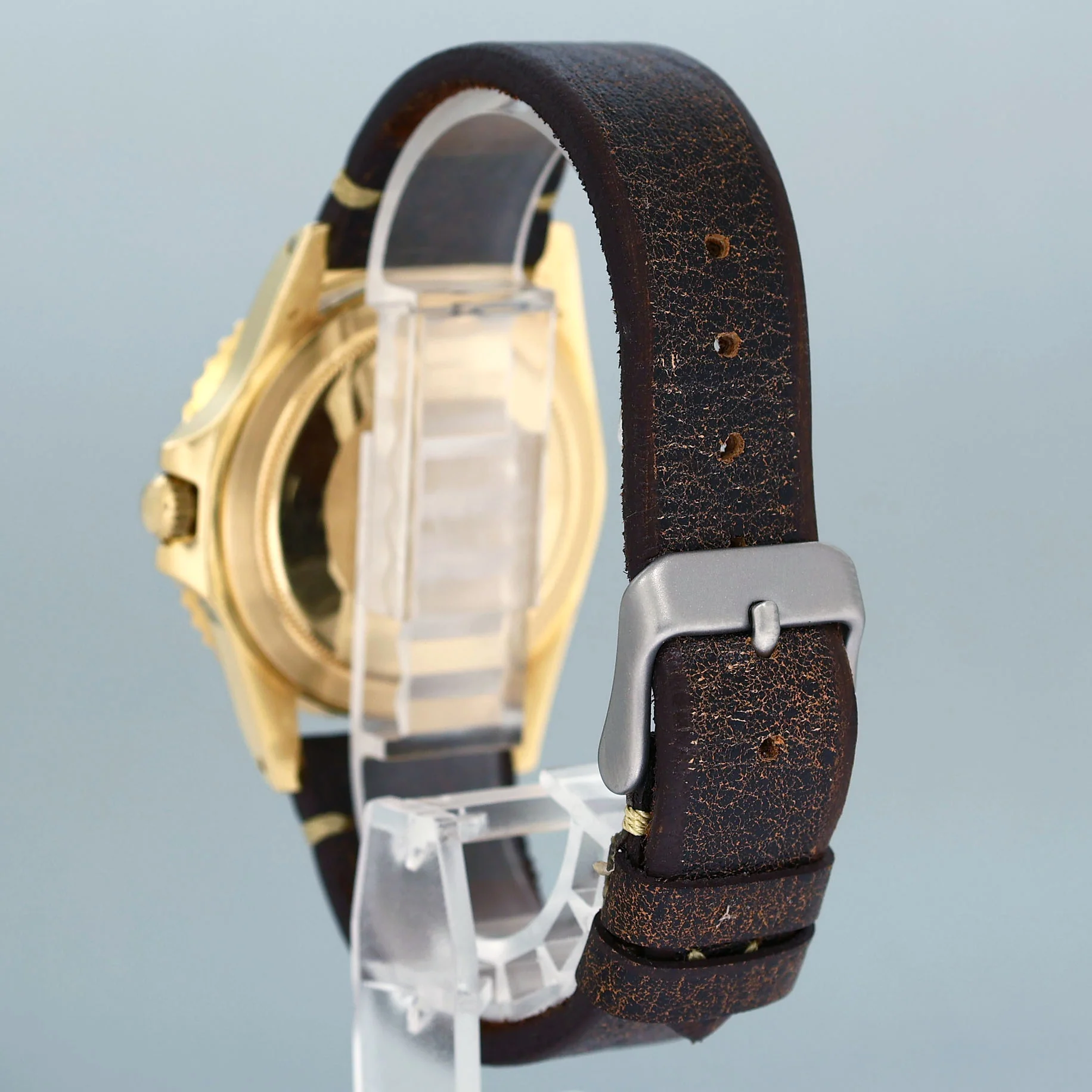 Rolex Root Beer 1675 Yellow Gold GMT Brown Nipple Watch - Image 4