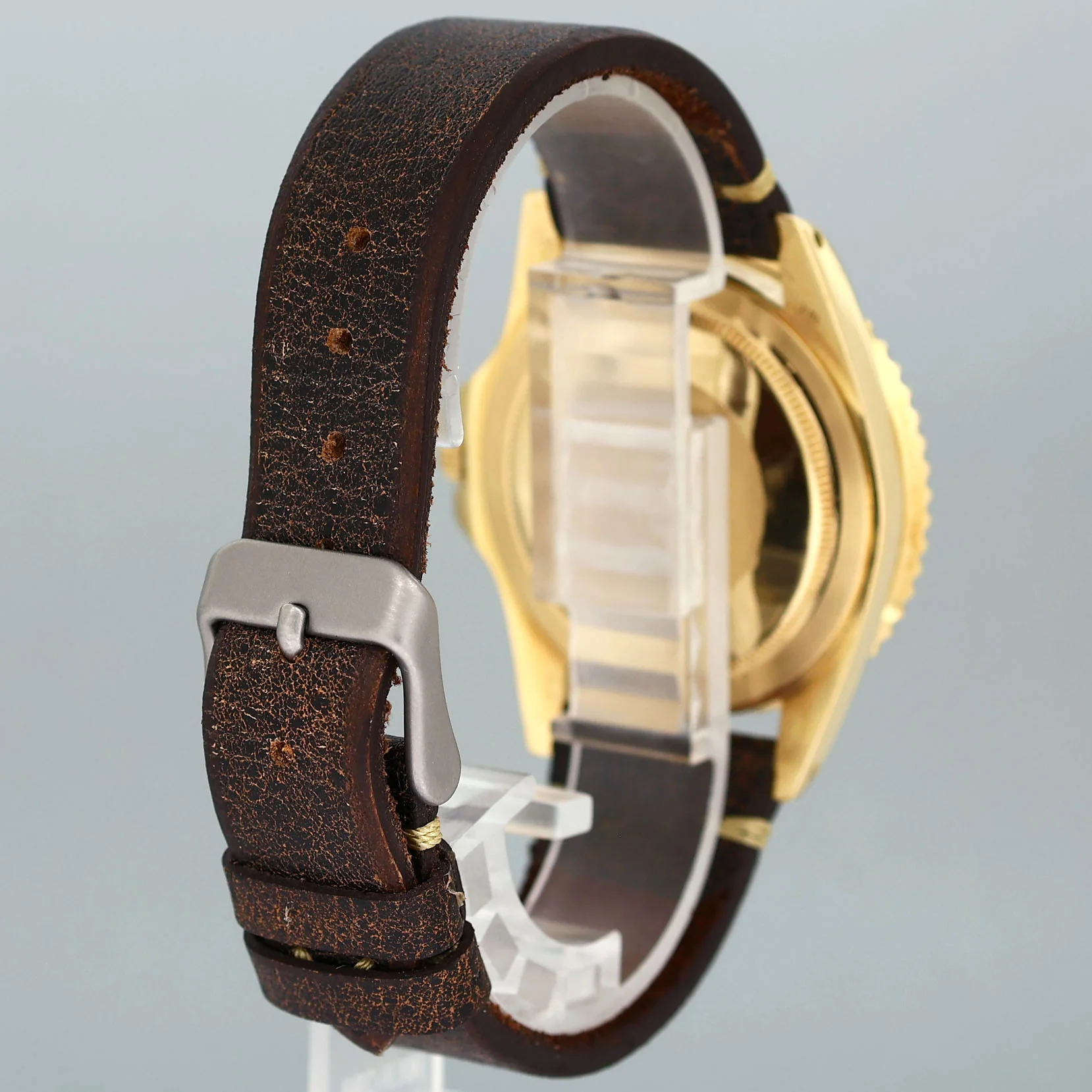 Rolex Root Beer 1675 Yellow Gold GMT Brown Nipple Watch - Image 6