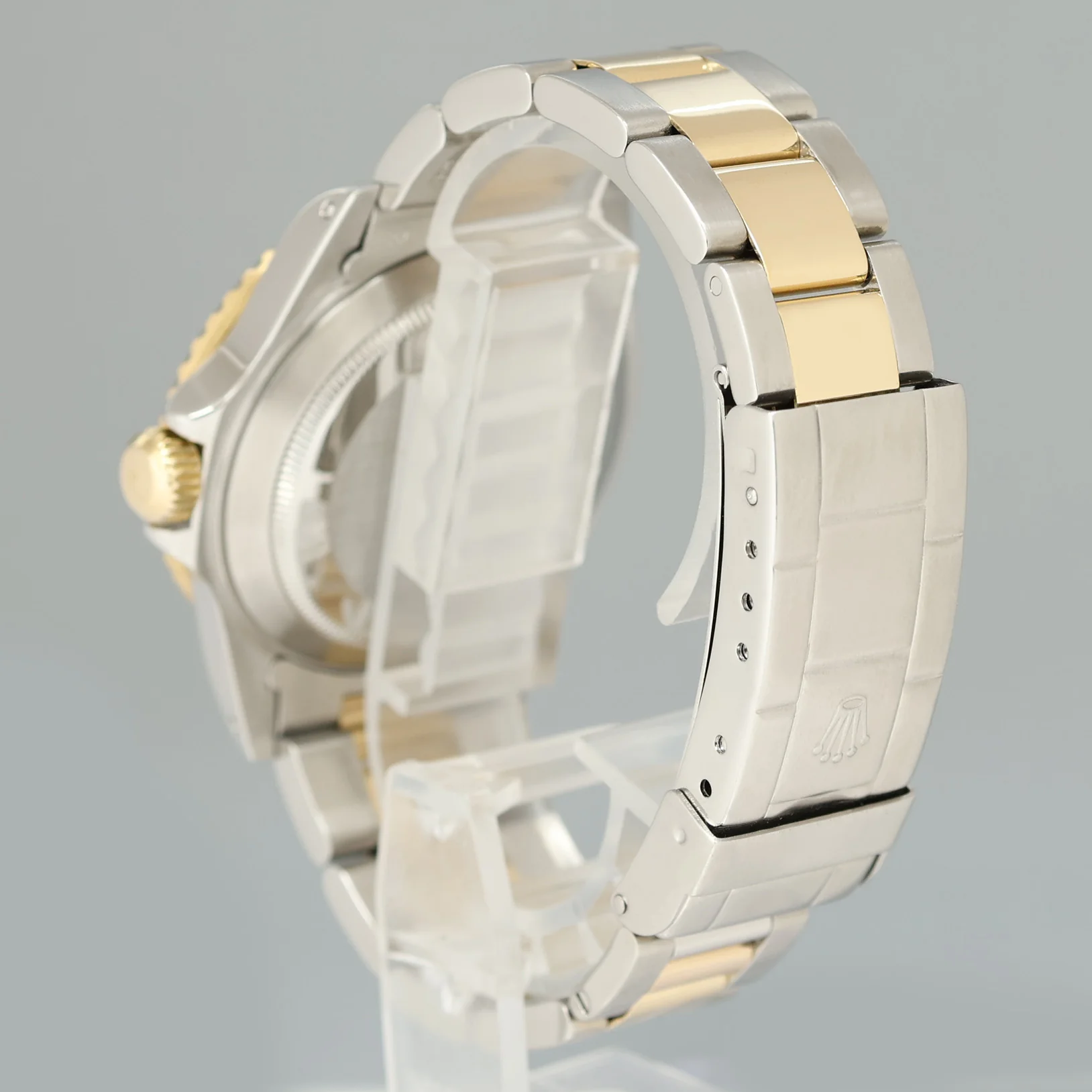Rolex Submariner 16613LB Yellow Gold Steel Two Tone Yellow Gold Sunburst Blue Watch - Image 4