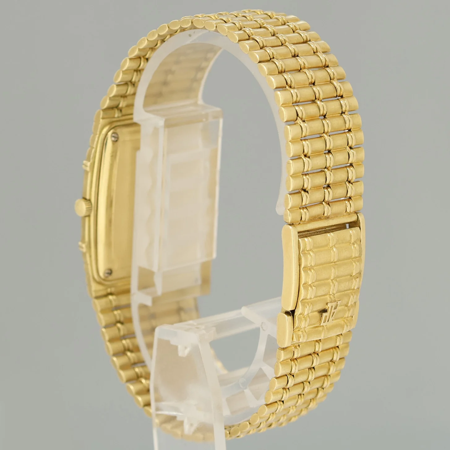 Mens 1980s Audemars Piquet Bamboo 27mm 18k Yellow Gold Motif Dial Mechanical Wind Watch - Image 4