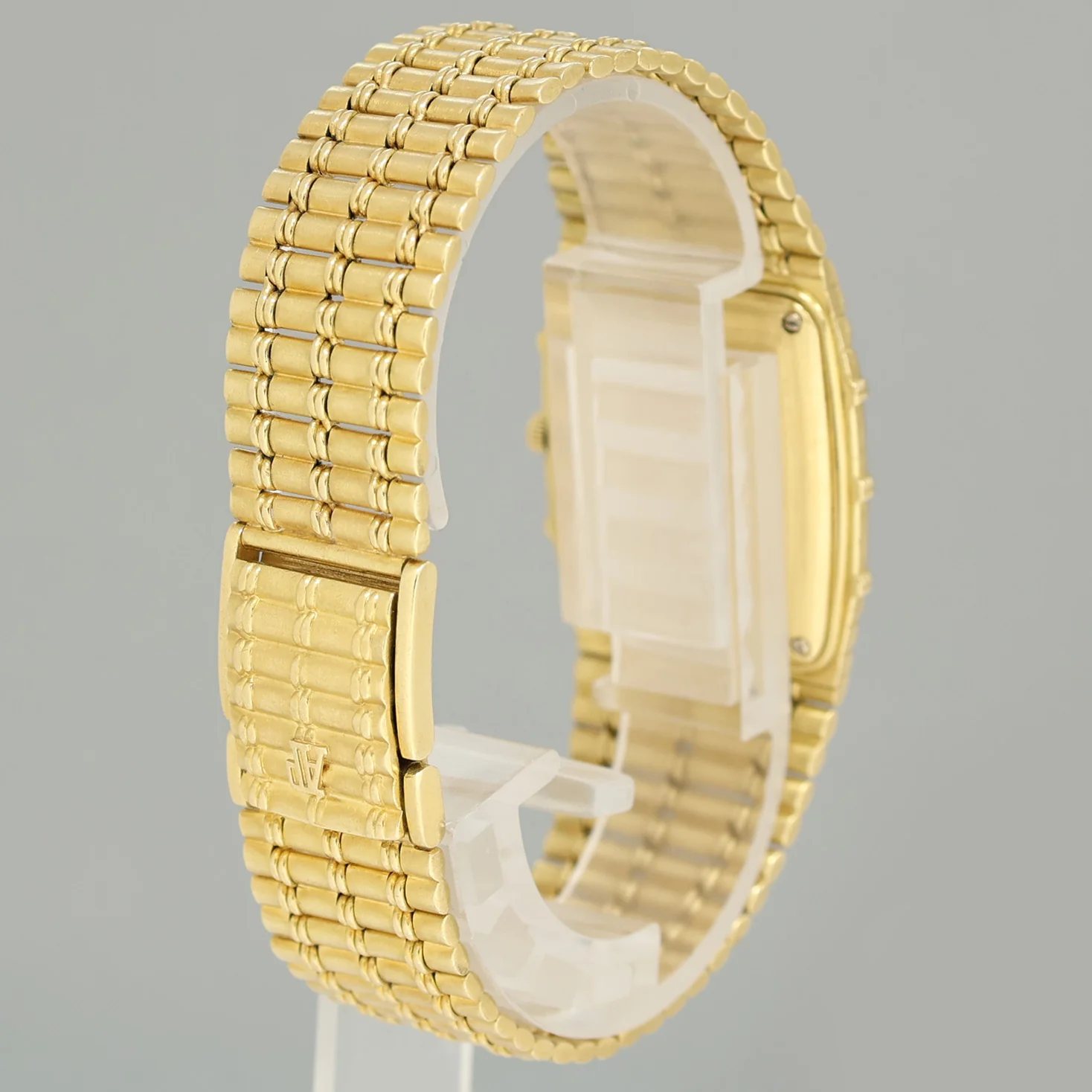 Mens 1980s Audemars Piquet Bamboo 27mm 18k Yellow Gold Motif Dial Mechanical Wind Watch - Image 6
